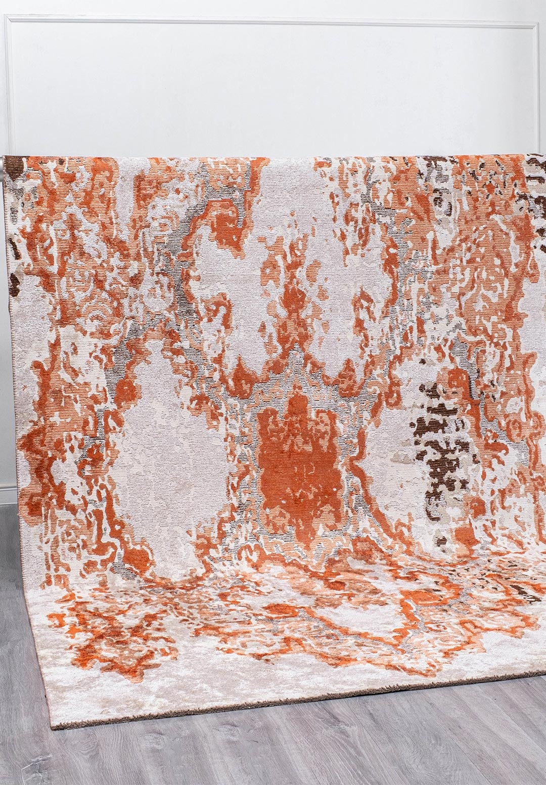 FRESCO BONE - DARK BROWN - BEIGE - RUST RUG - 4