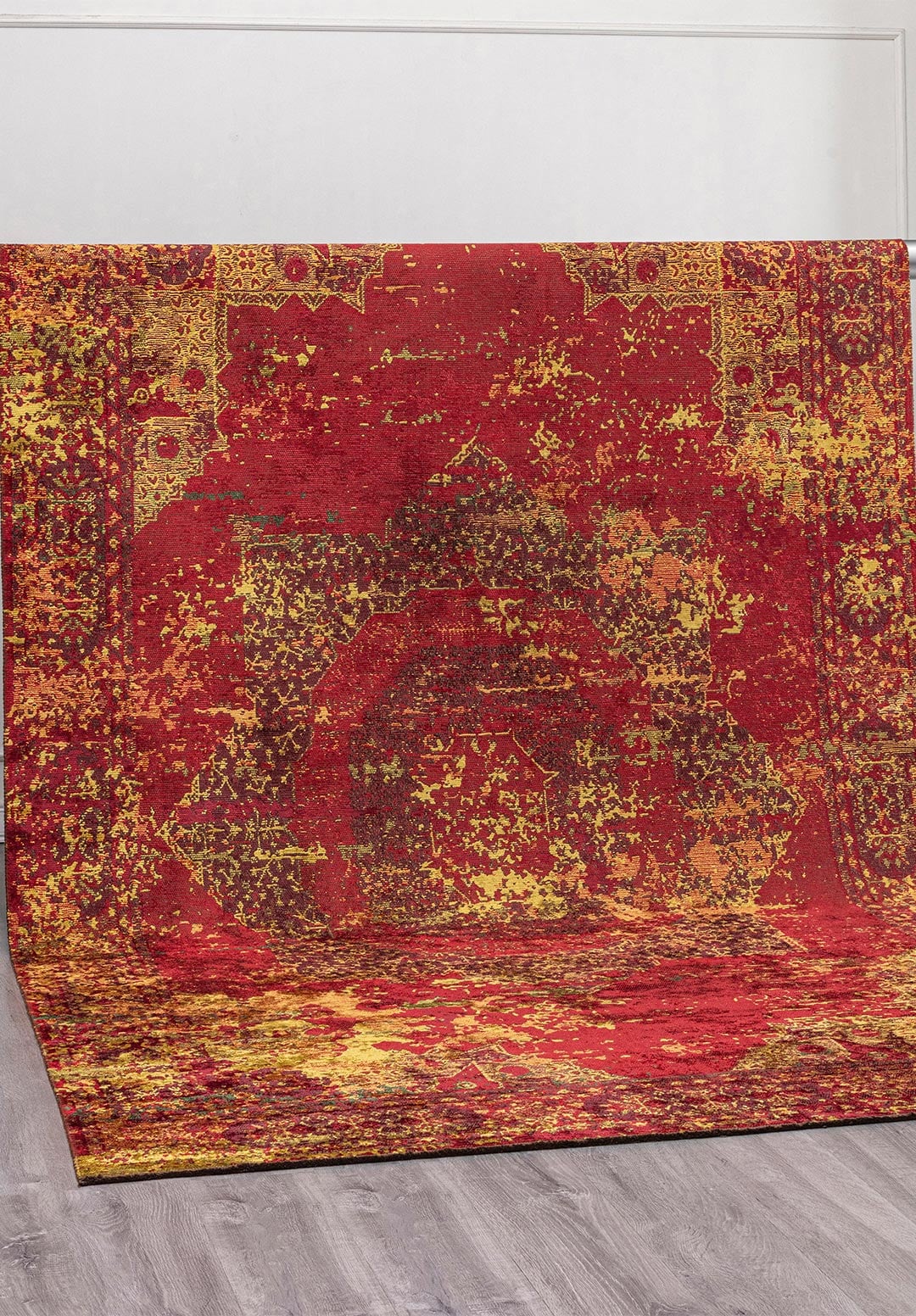 MEMLUK RED - YELLOW - CHERRY - KIWI - FOREST GREEN - TERRA RUG - 4