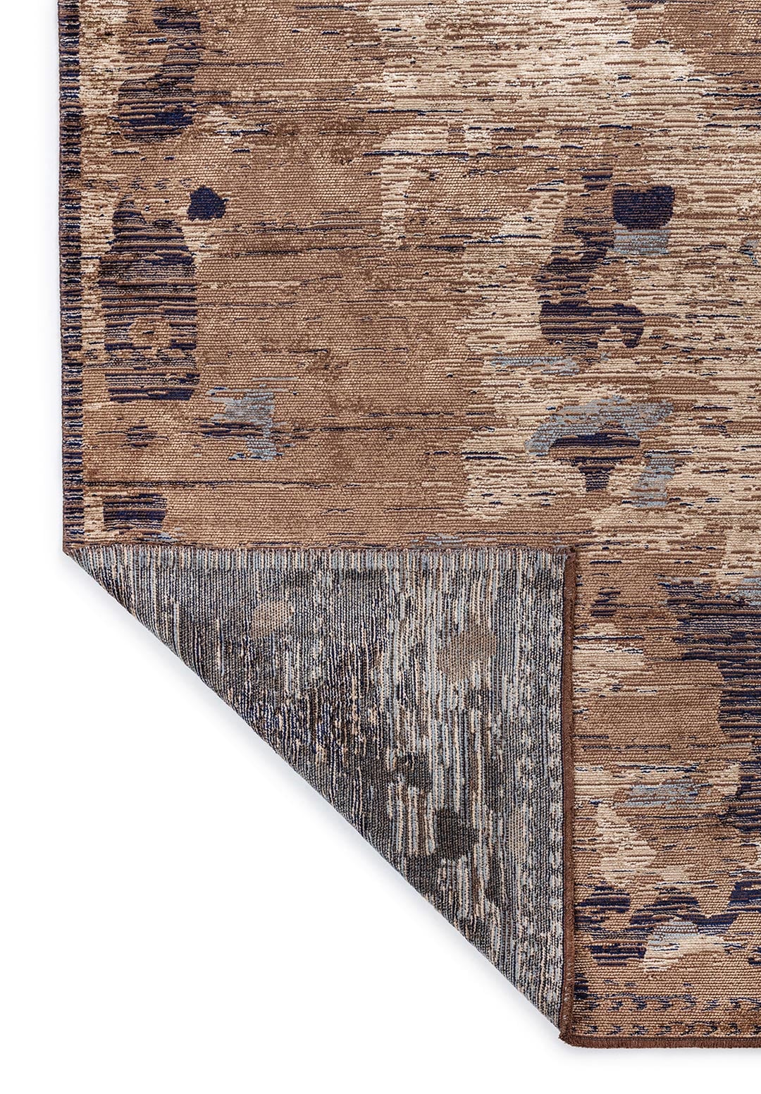RIMA MINK - BEIGE - BLUE - DARK NAVY - DARK BROWN RUG - 3