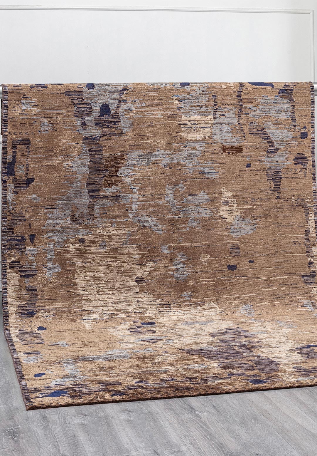 RIMA MINK - BEIGE - BLUE - DARK NAVY - DARK BROWN RUG - 4