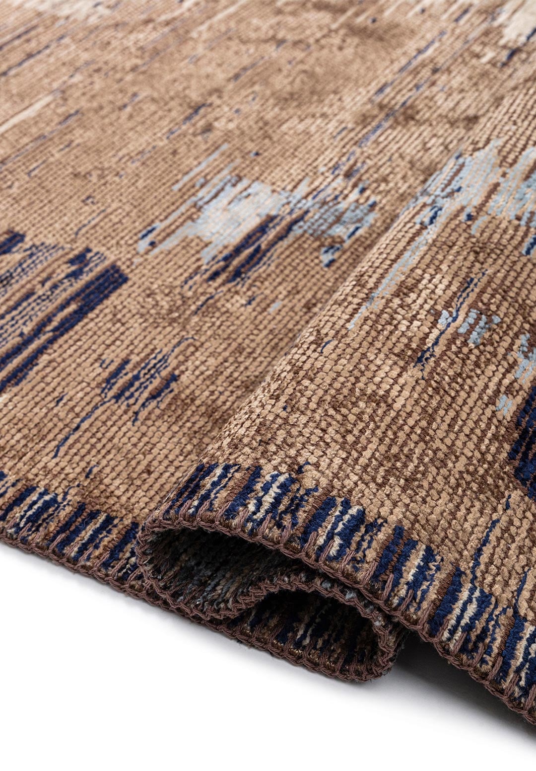 RIMA MINK - BEIGE - BLUE - DARK NAVY - DARK BROWN RUG - 2