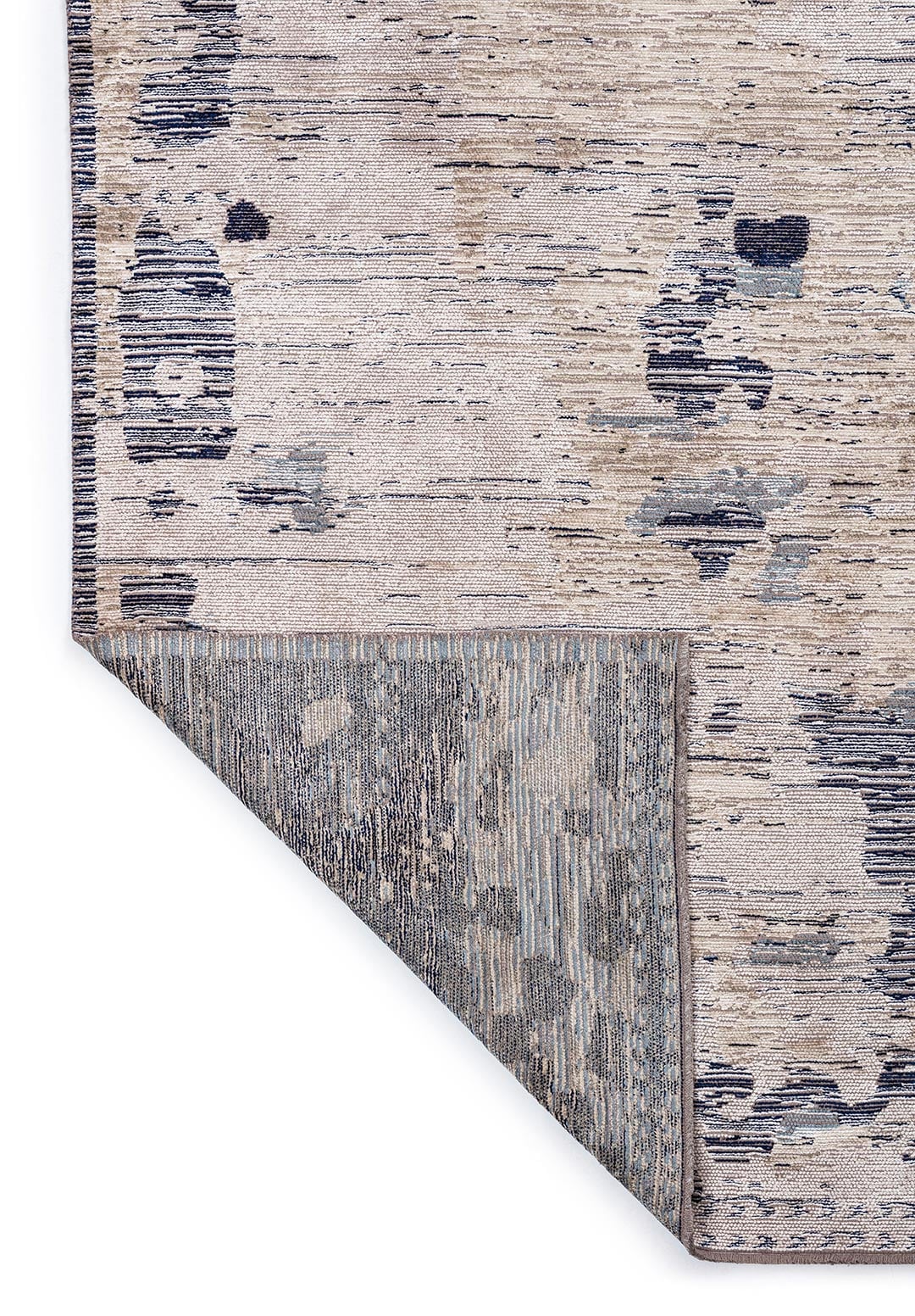RIMA WHITE - BEIGE - BLUE - DARK NAVY - DARK BROWN RUG - 3