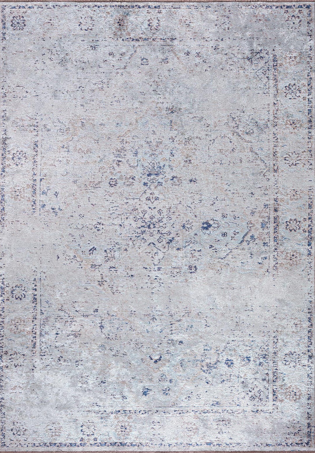 SIRENA ICE BLUE - BLUE - NAVY BLUE - BEIGE RUG - 1