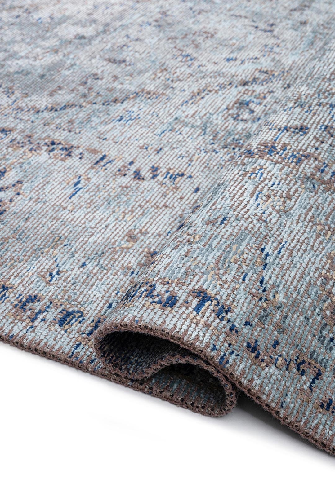 SIRENA ICE BLUE - BLUE - NAVY BLUE - BEIGE RUG - 2