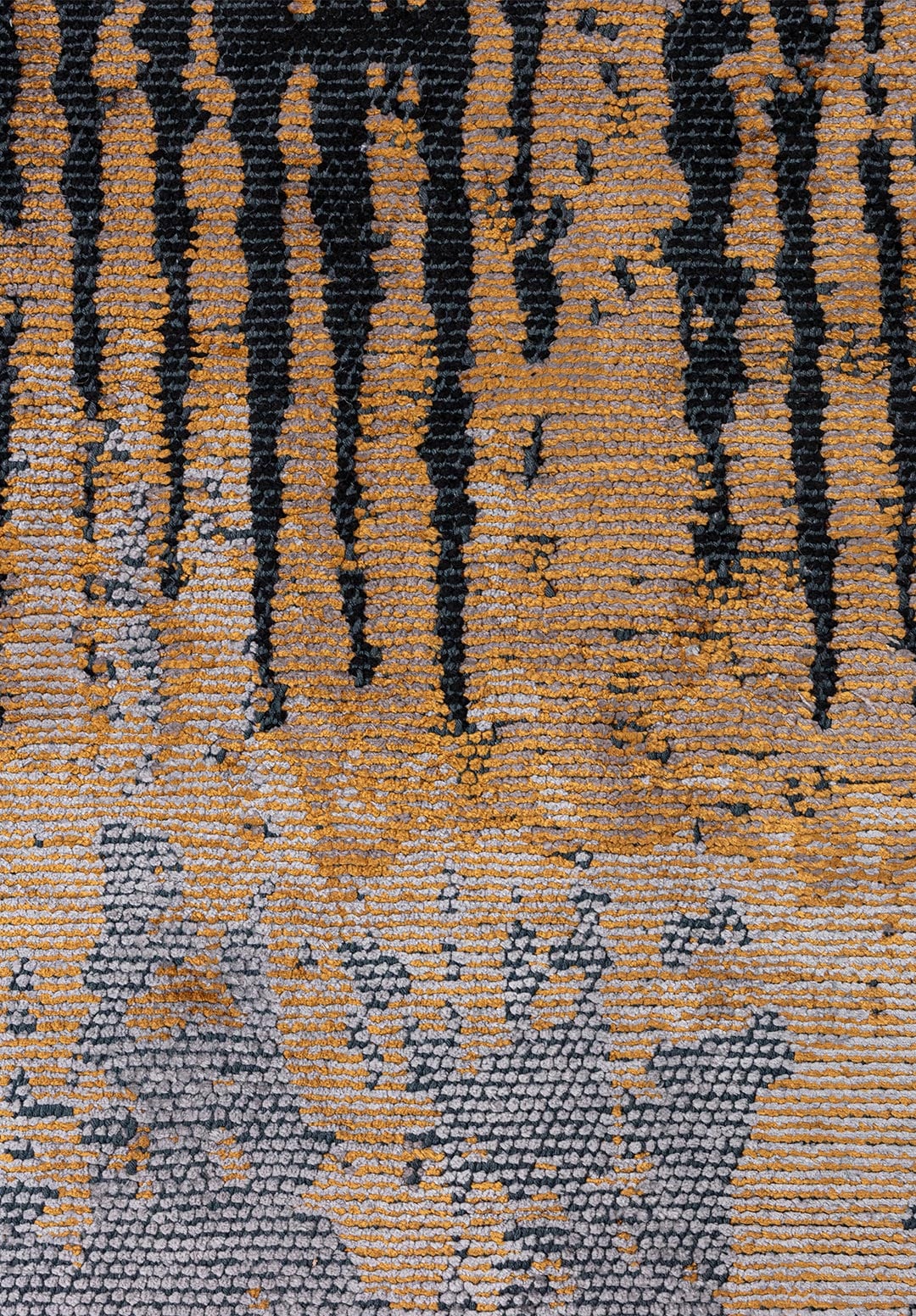 ORION LIGHT GREY - DARK GREY - MUSTARD - BLACK RUG - 5