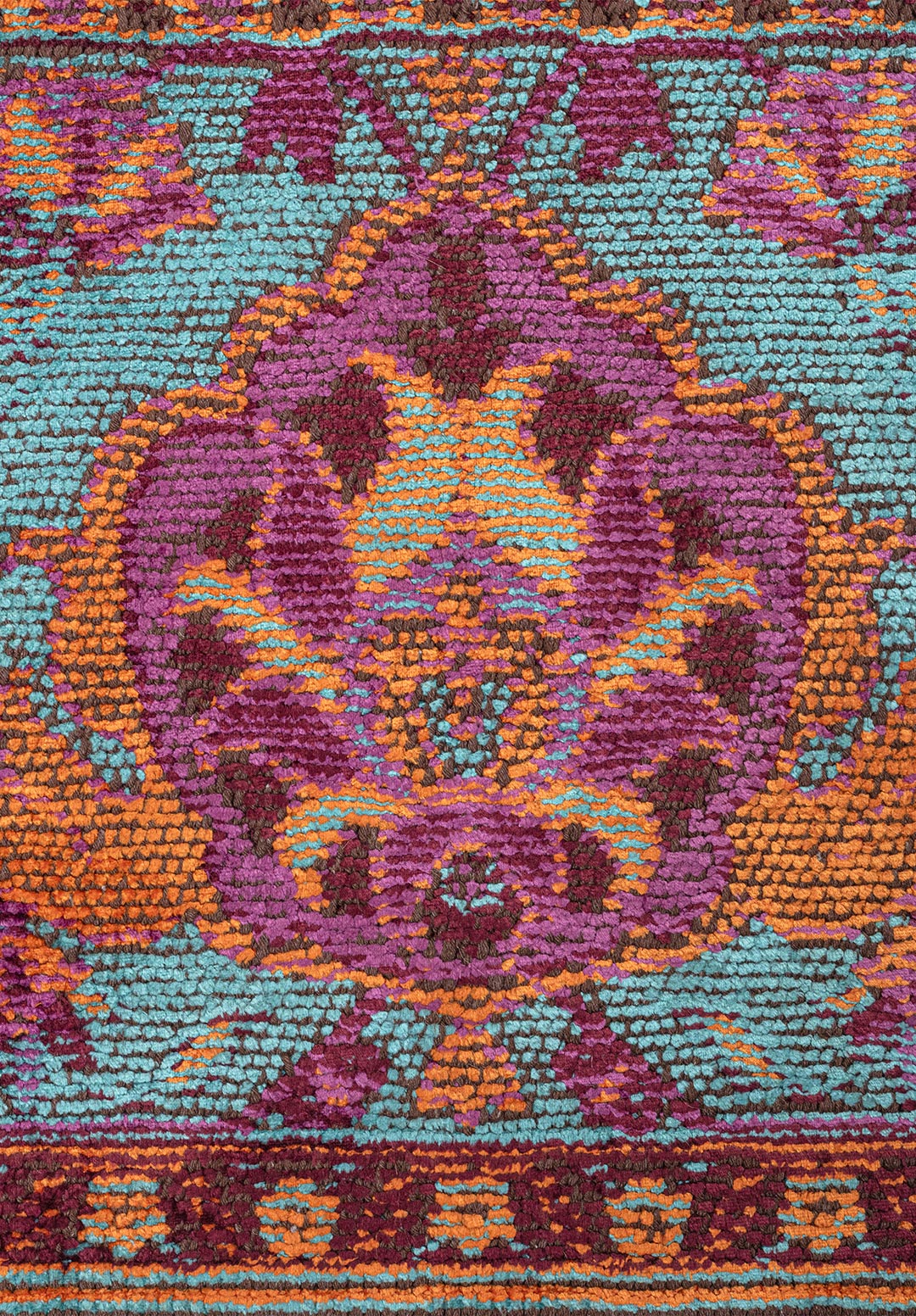 VINEA CHERRY - PURPLE - ORANGE - TURQUOISE - KIWI RUG - 5