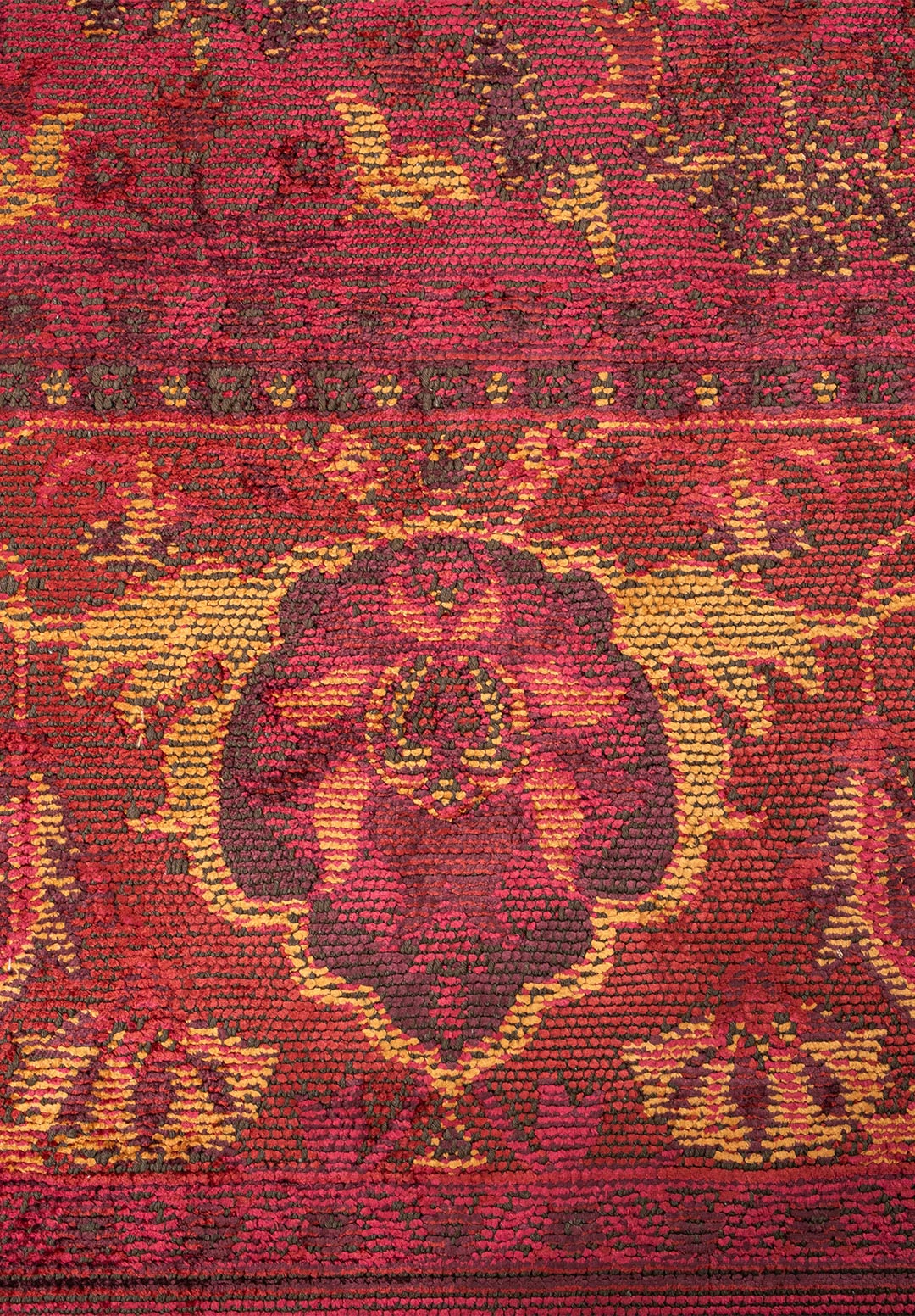 VINEA MAGENTA - ORANGE - CHERRY - RED - RUST RUG - 5