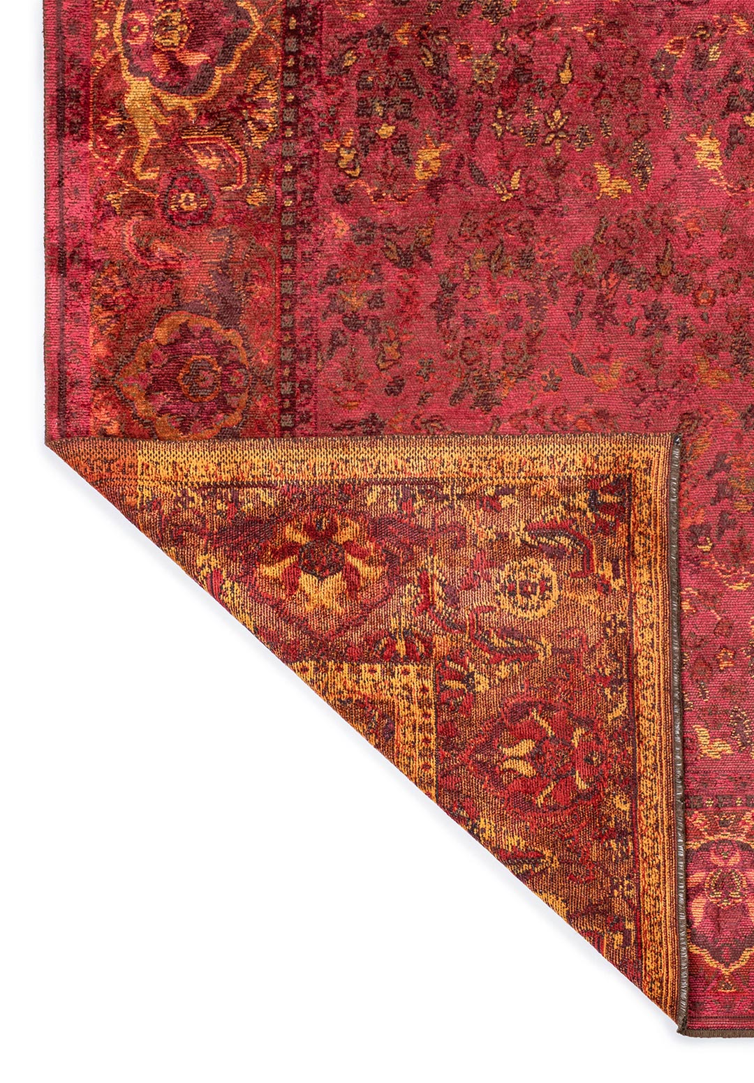 VINEA MAGENTA - ORANGE - CHERRY - RED - RUST RUG - 3