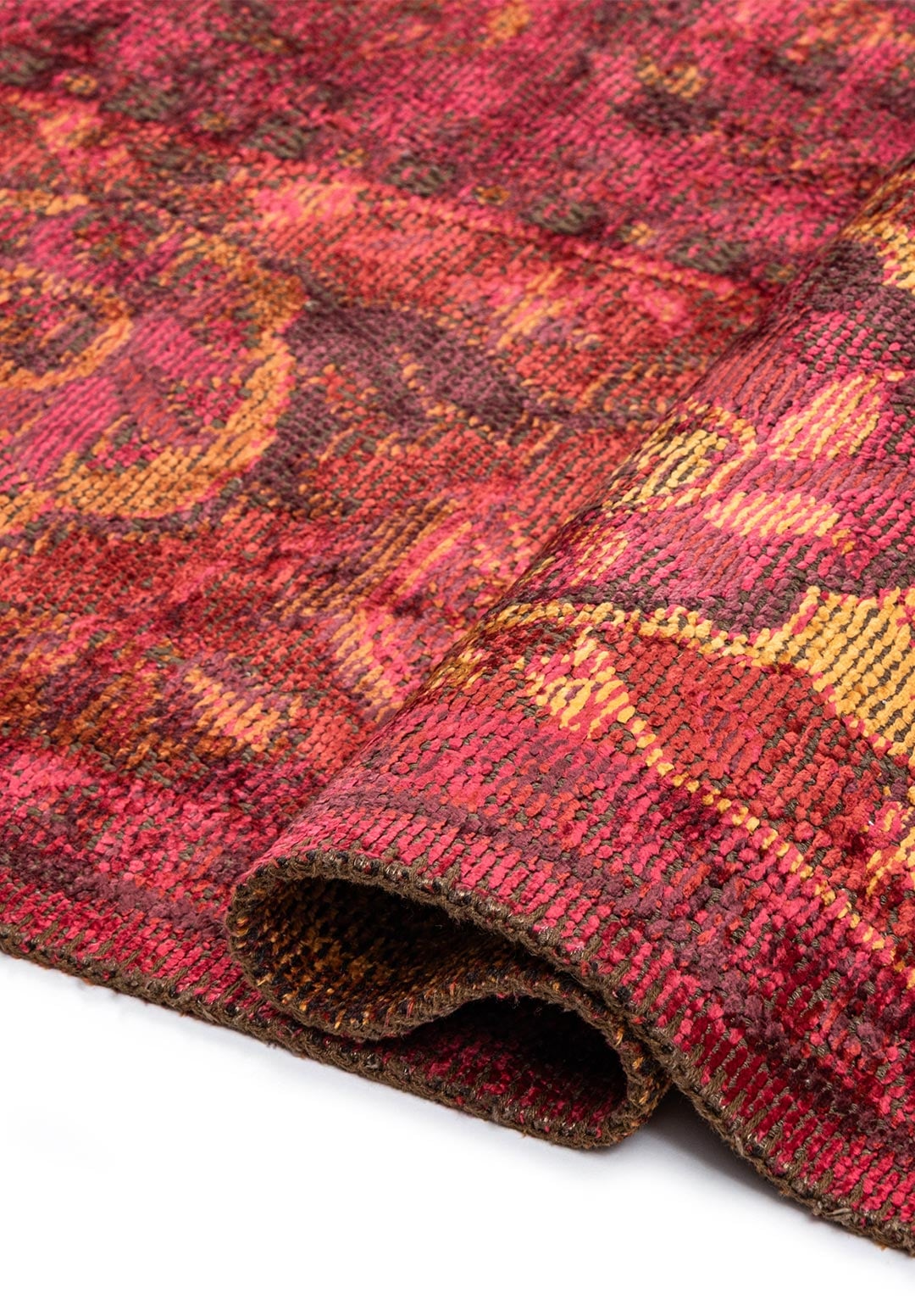 VINEA MAGENTA - ORANGE - CHERRY - RED - RUST RUG - 2
