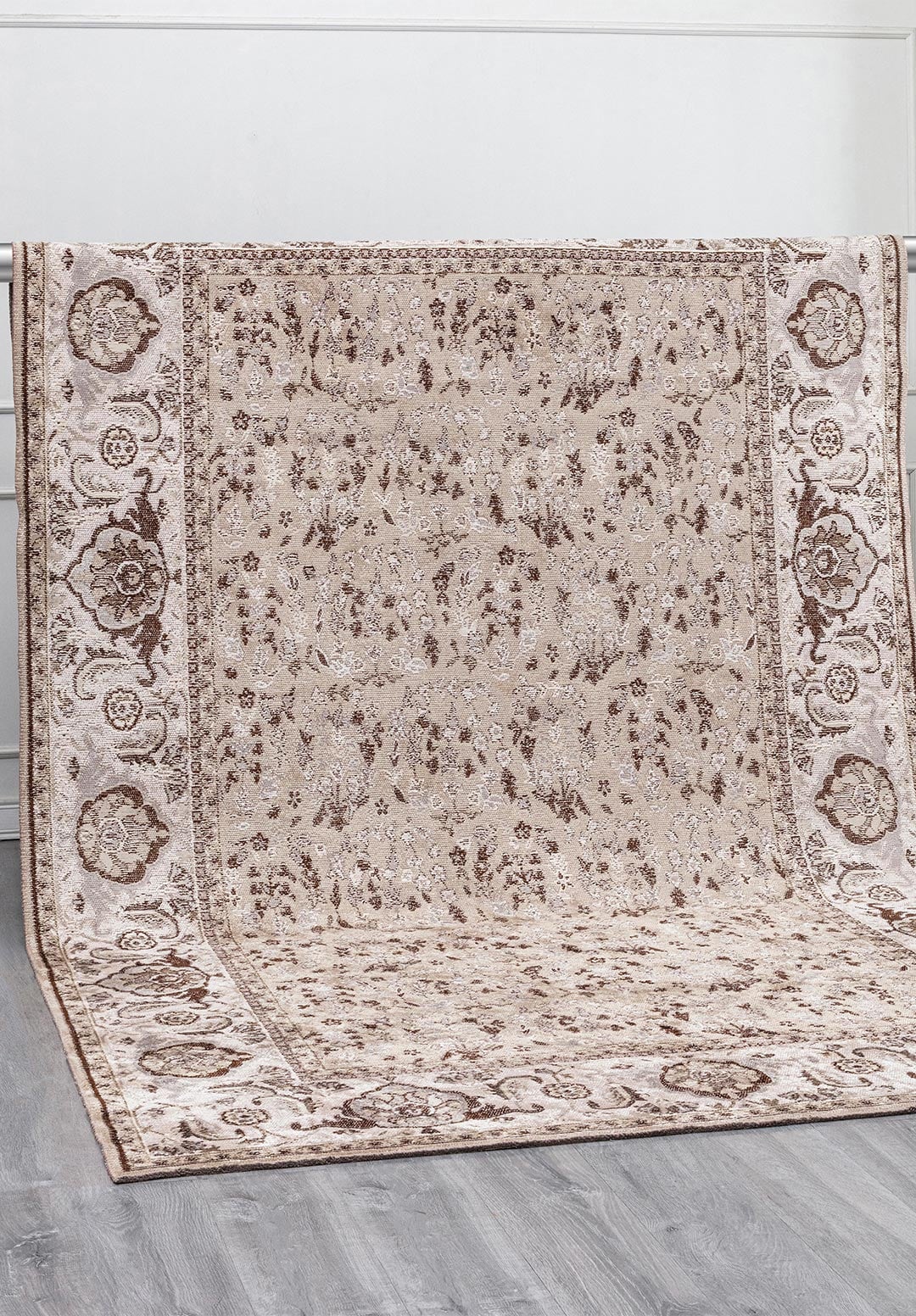 VINEA BEIGE - GREY - DARK BROWN - WHITE - LIGHT GREY RUG - 4