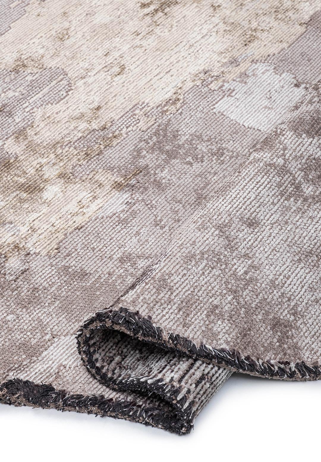 LUSH DARK GREY - LIGHT GREY - CHARCOAL - GREY - BEIGE - LIGHT CREAM RUG - 2