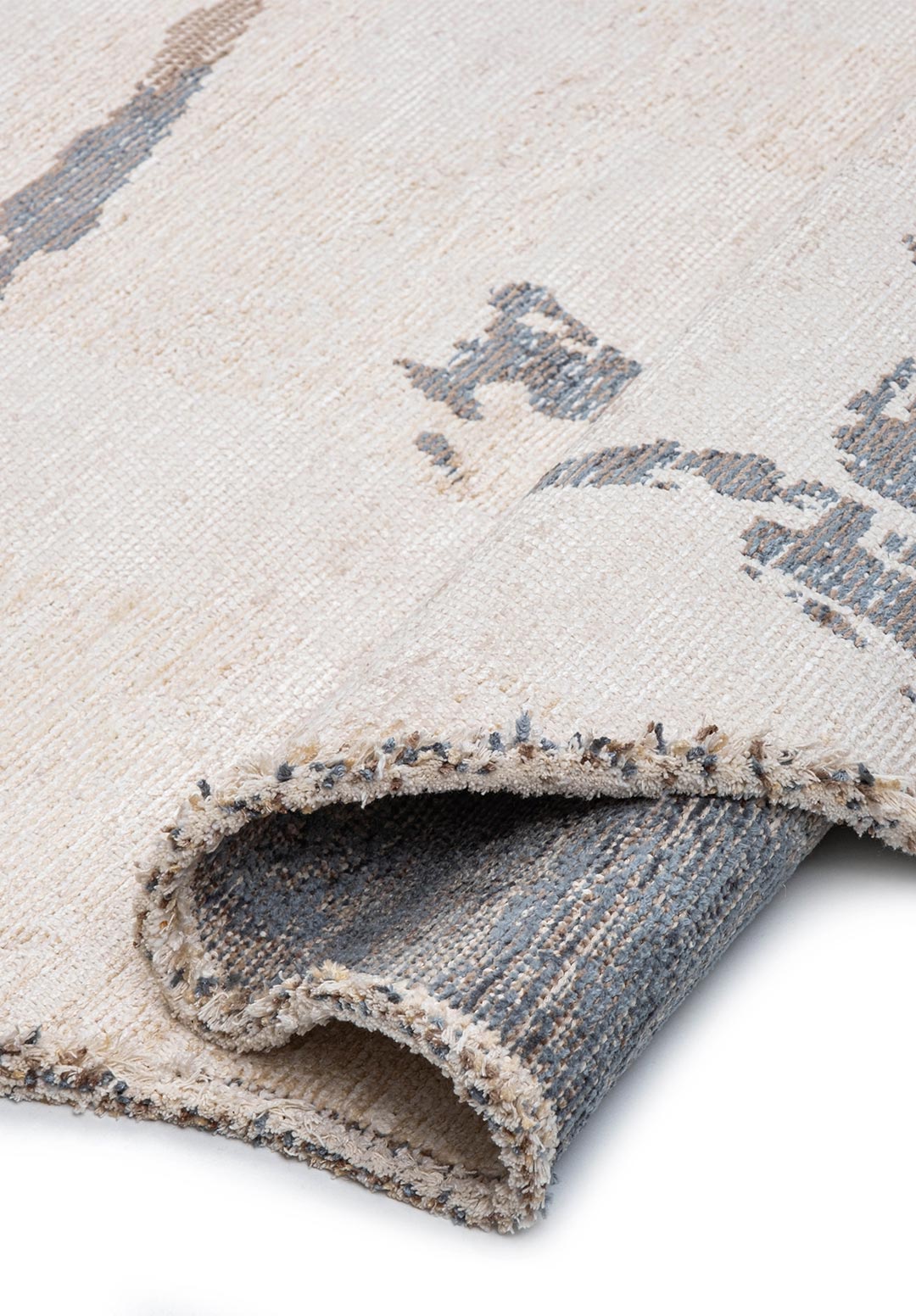 BLISS ECRU - CREAM - NOUGAT - BLUE RUG - 2