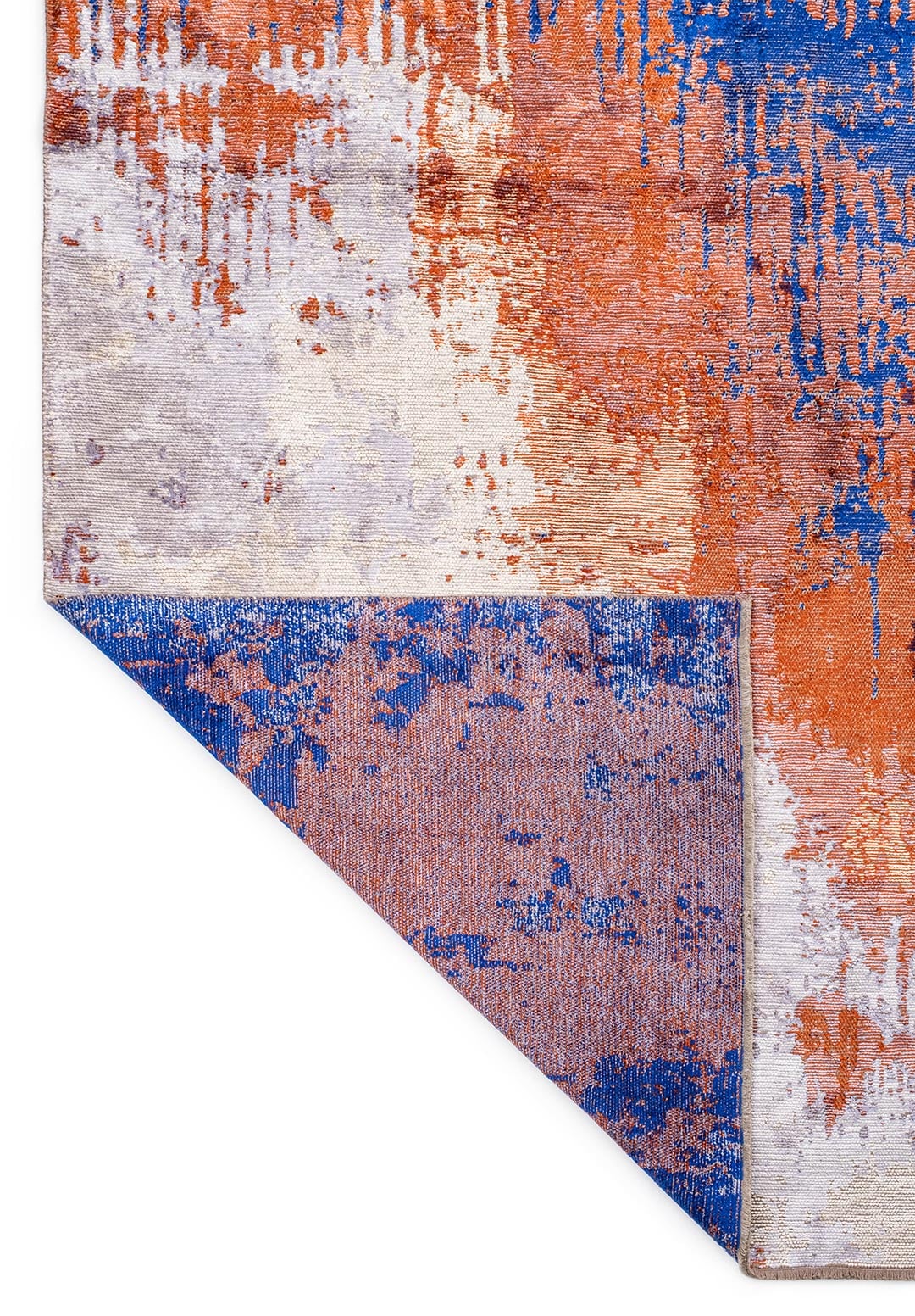 ORION WHITE - LILAC - RUST - SAKS BLUESİ RUG - 3