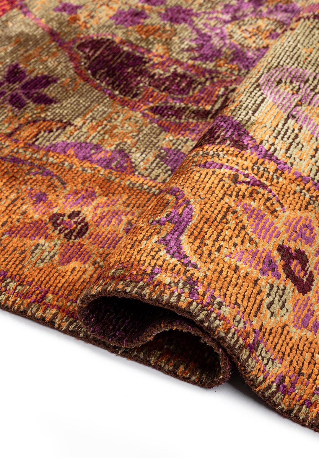 BARON ORANGE - PURPLE - OLIVE GREEN - CHERRY - MAGENTA RUG - 2