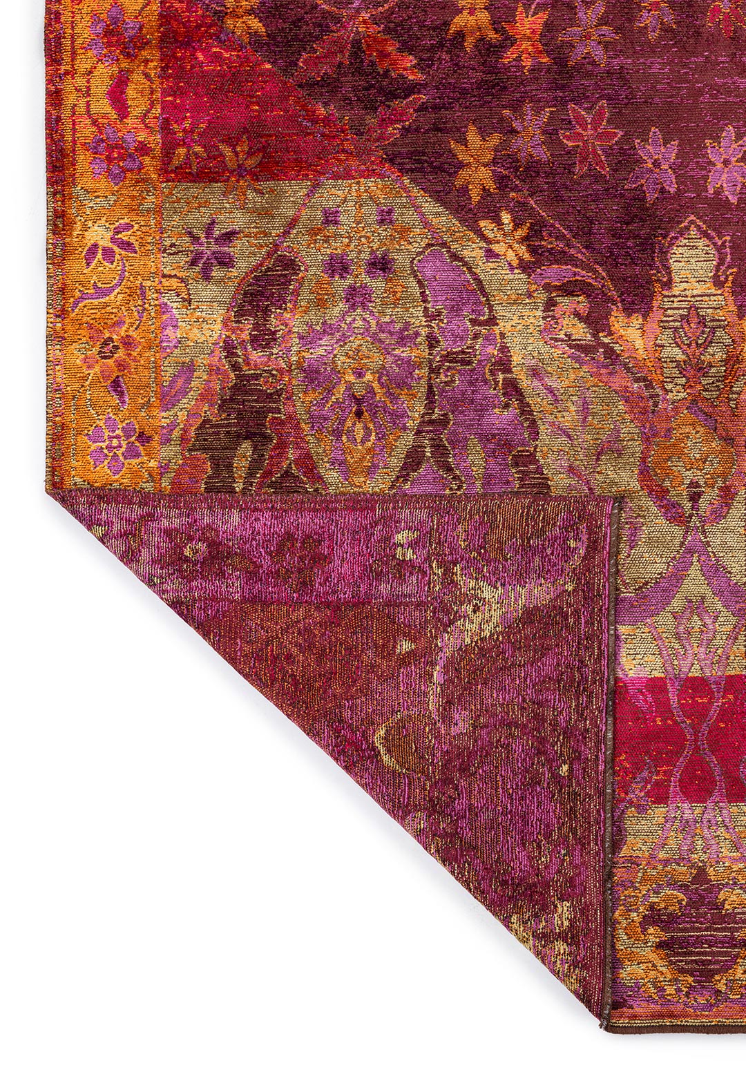 BARON ORANGE - PURPLE - OLIVE GREEN - CHERRY - MAGENTA RUG - 3