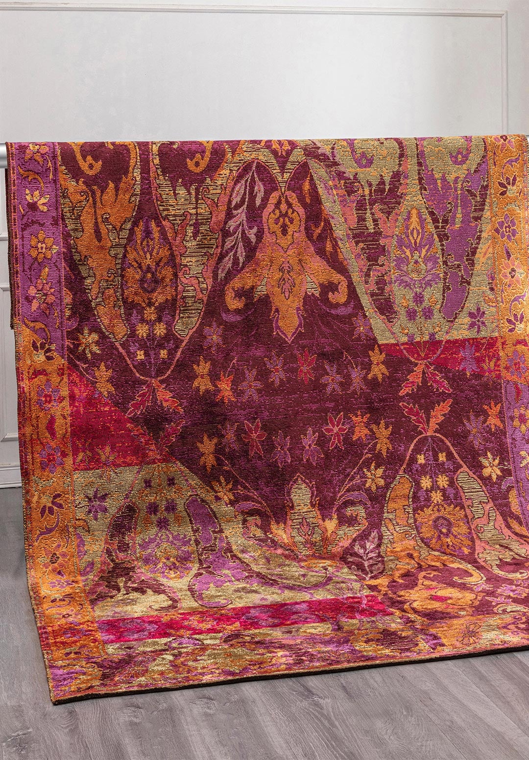BARON ORANGE - PURPLE - OLIVE GREEN - CHERRY - MAGENTA RUG - 4