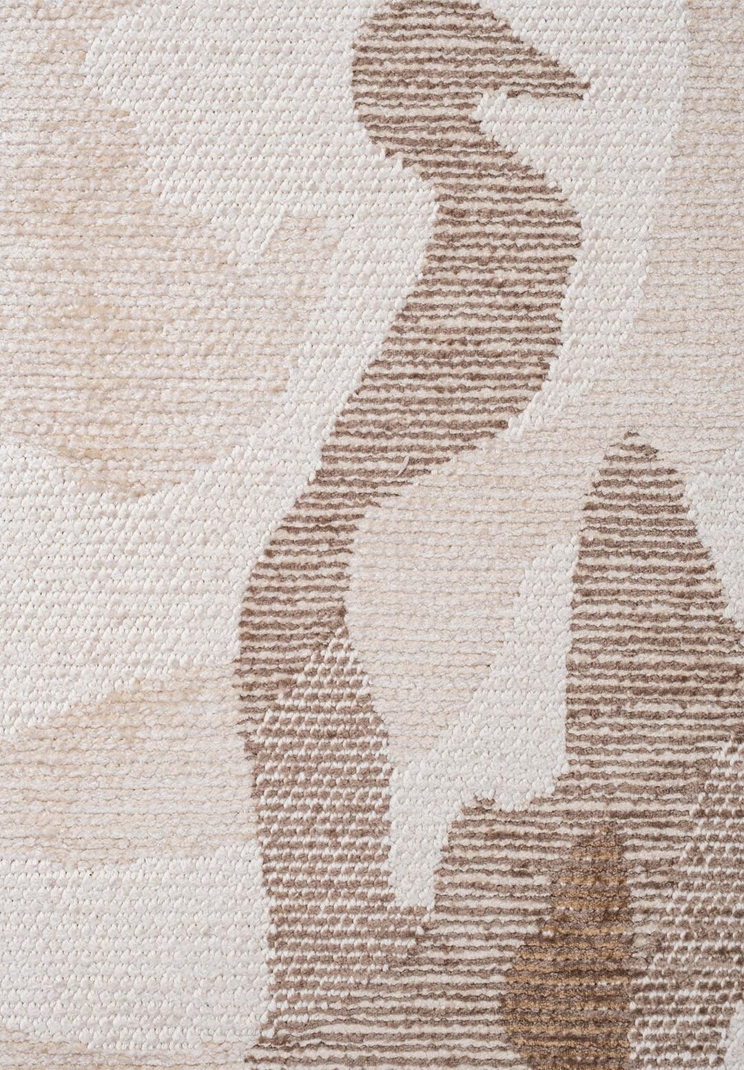 SWAY ECRU - LIGHT CREAM - DARK BEIGE - NOUGAT RUG - 5