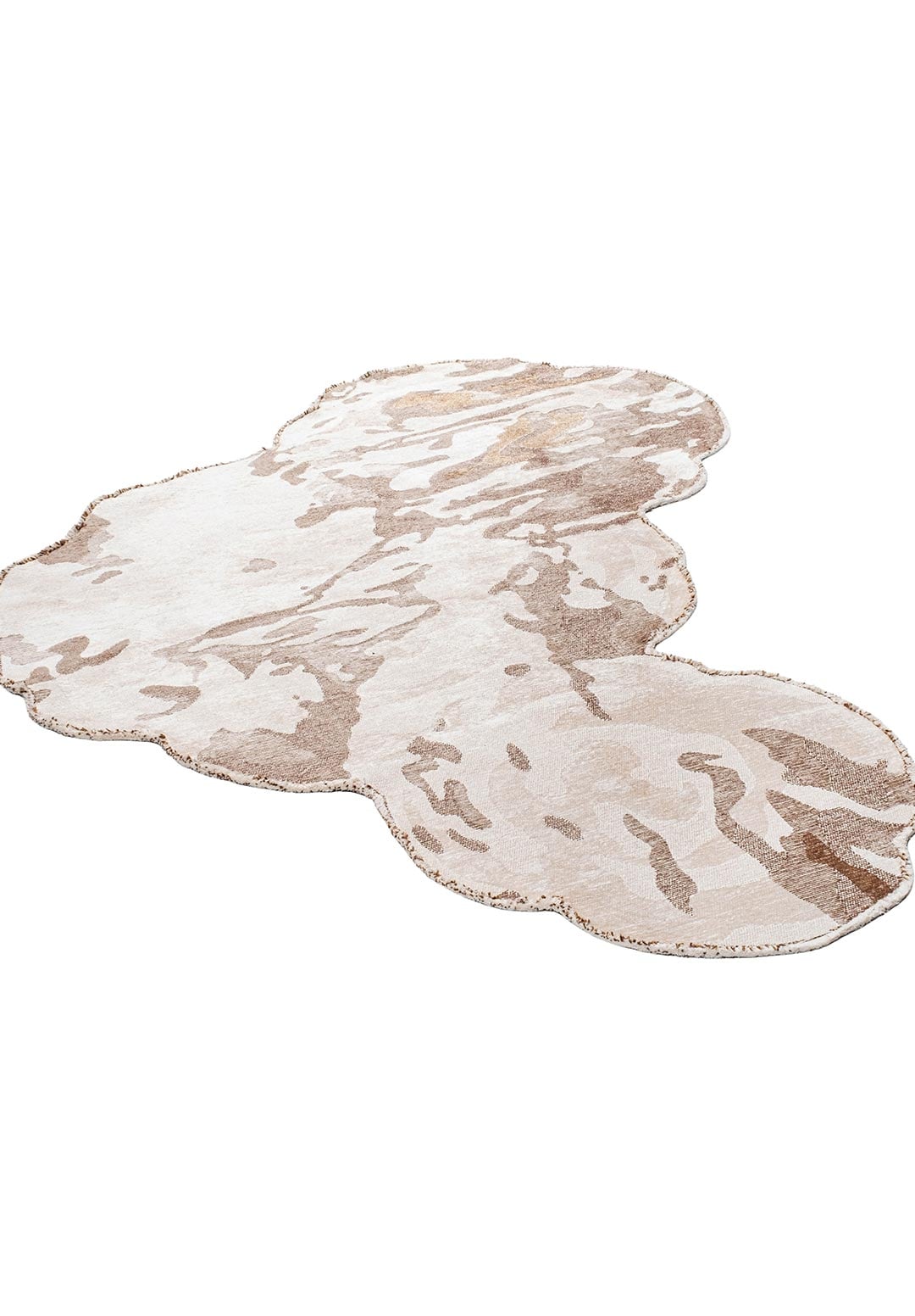 SWAY ECRU - LIGHT CREAM - DARK BEIGE - NOUGAT RUG - 4
