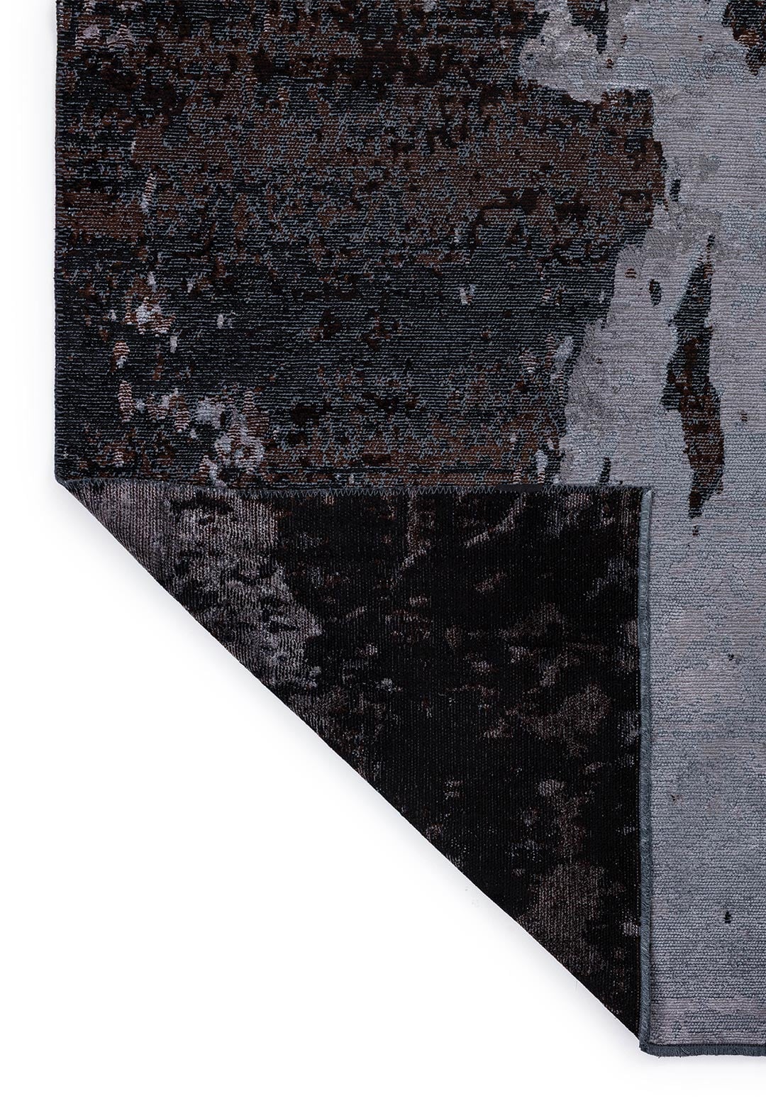 LUNA LIGHT GREY - DARK GREY - DARK BROWN - BLACK RUG - 3