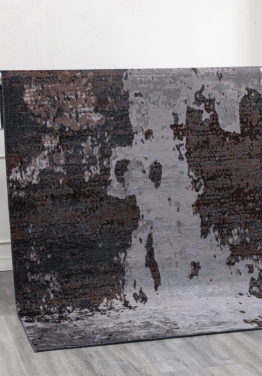 LUNA LIGHT GREY - DARK GREY - DARK BROWN - BLACK RUG - 4