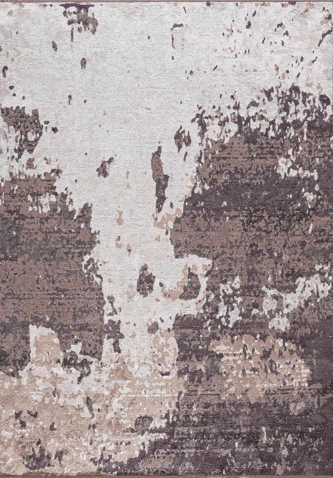 LUNA WHITE - NOUGAT - DARK MINK - CHARCOAL RUG - 1