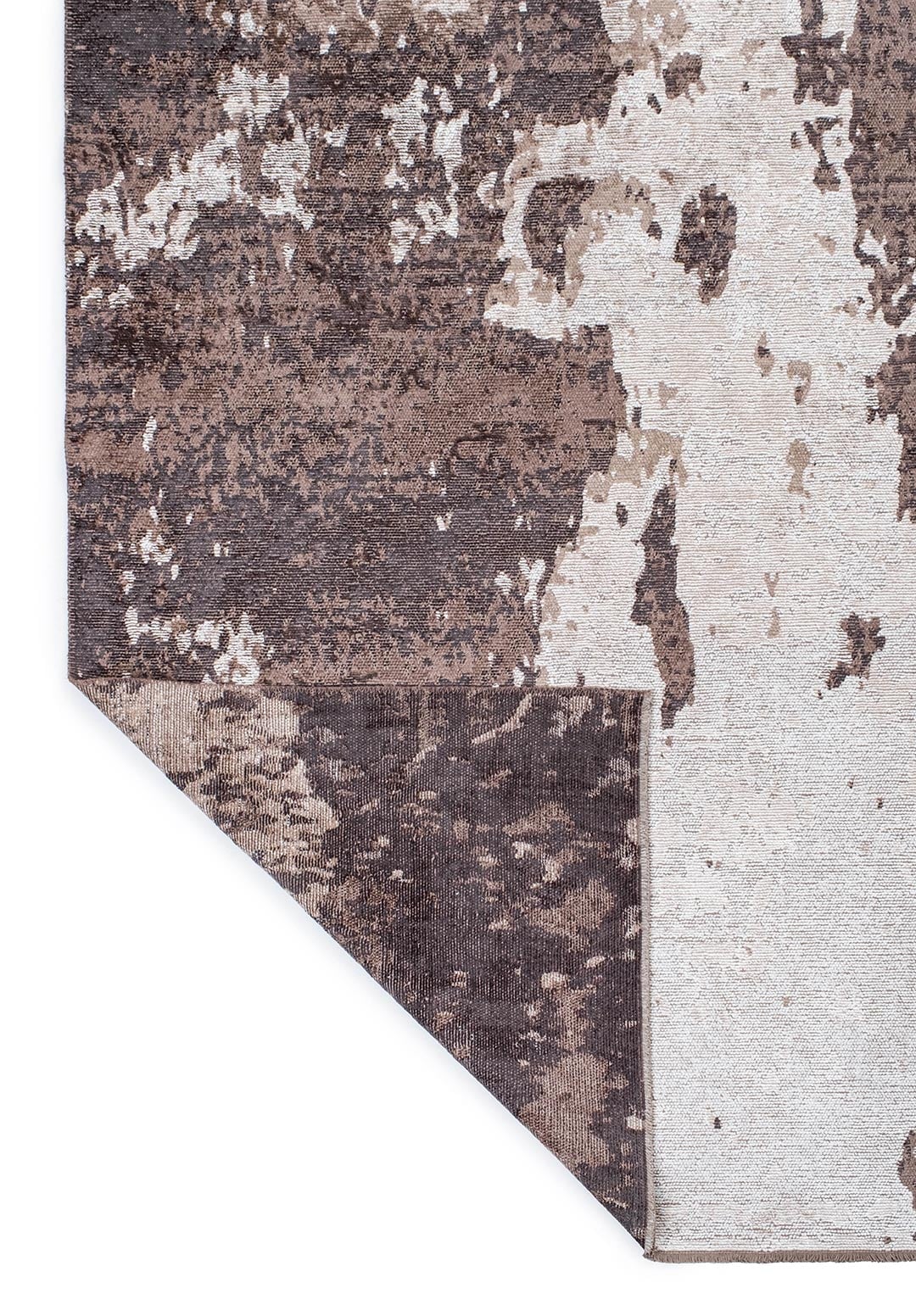 LUNA WHITE - NOUGAT - DARK MINK - CHARCOAL RUG - 3