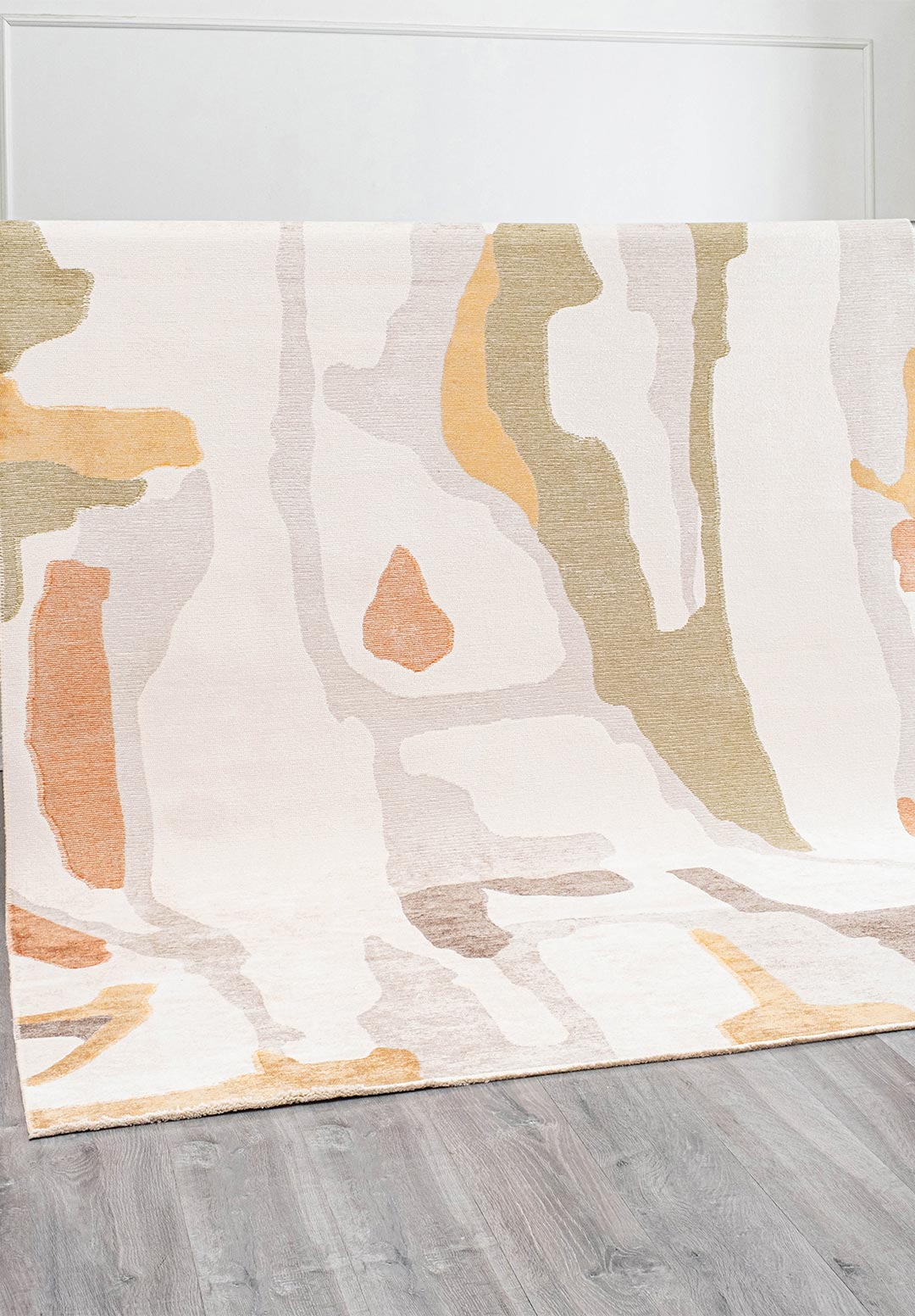 MOTION ECRU - STONE - GOLD - GREEN - TERRA - DARK MINK RUG - 4