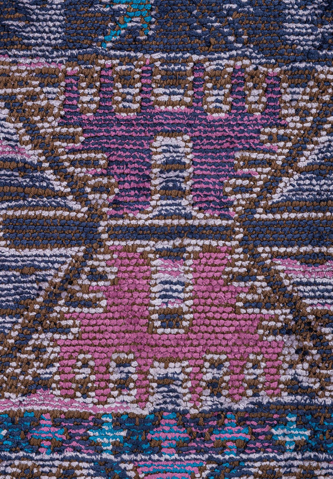 FOLK DARK NAVY - PURPLE - CYAN - LILAC - KIWI - CACAO RUG - 5