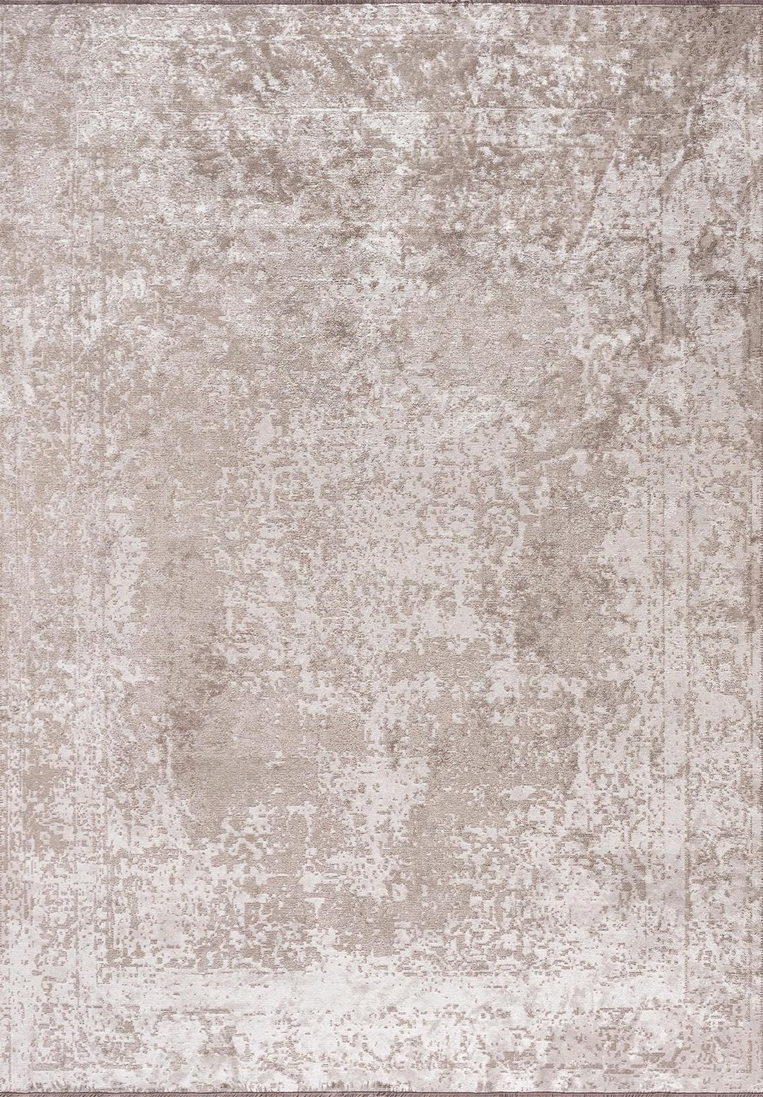 MEDALLION WHITE - STONE RUG