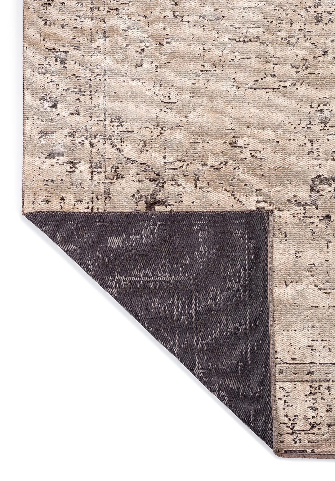 IVY CHARCOAL - CREAM RUG - 3