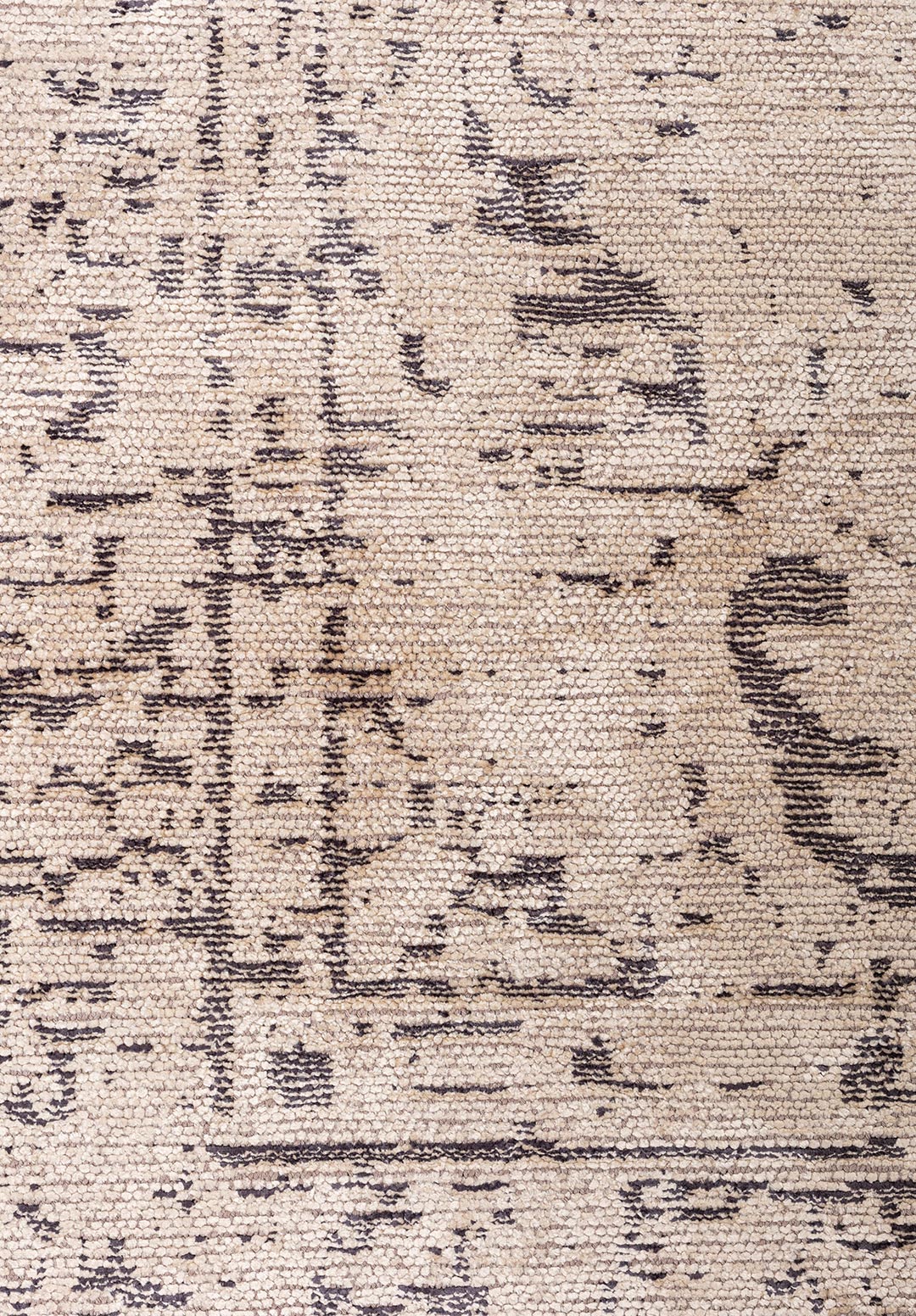 IVY CHARCOAL - CREAM RUG - 5