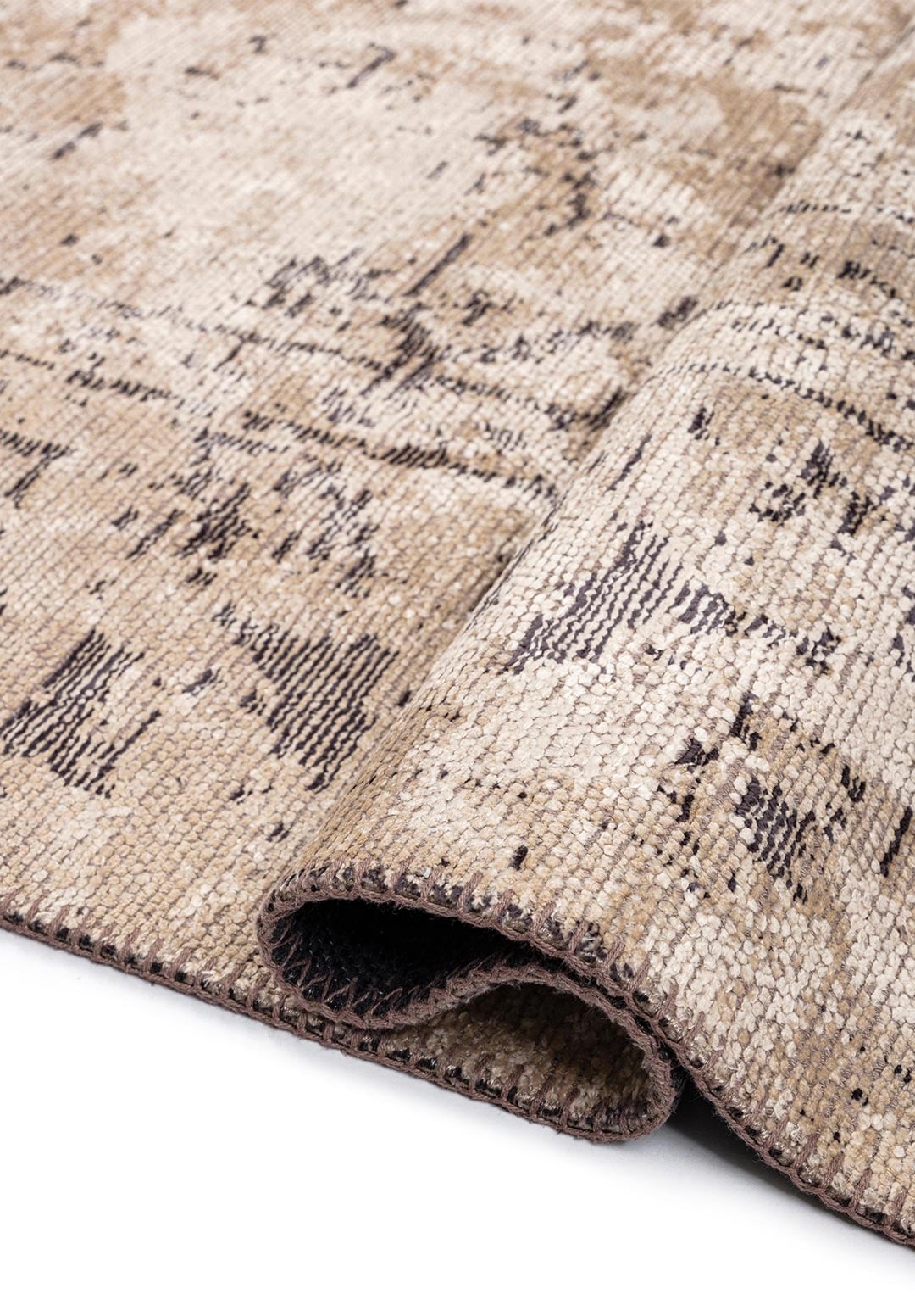 IVY CHARCOAL - CREAM RUG - 2