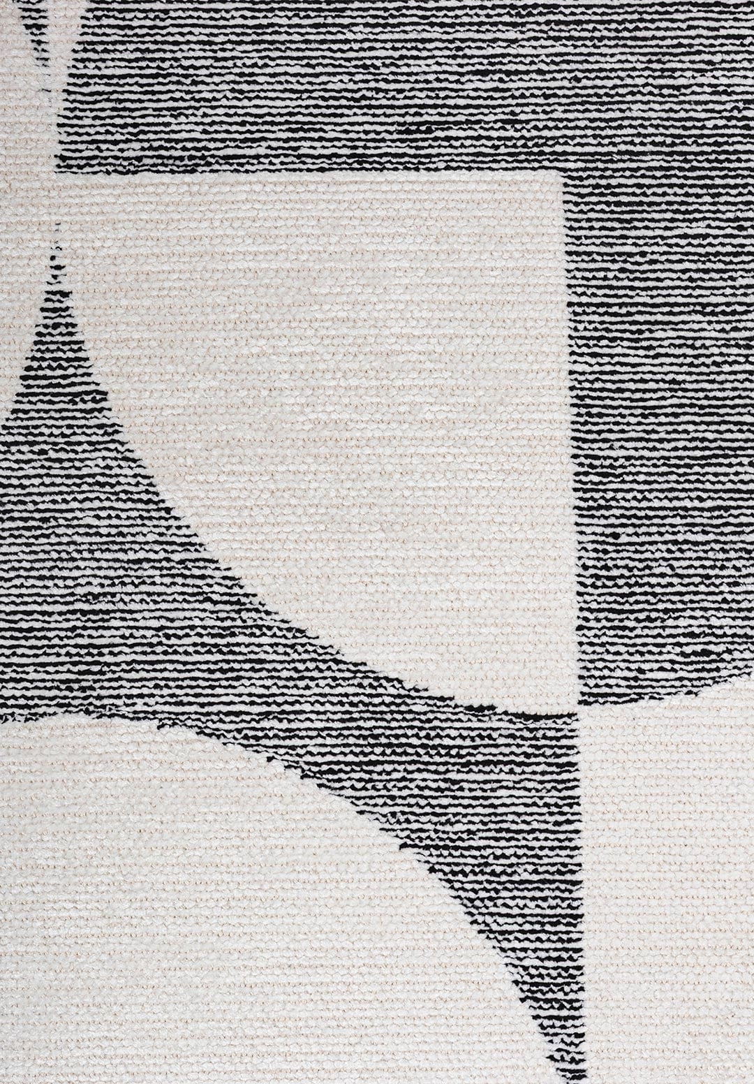 CIRCLE BLACK - WHITE RUG - 5