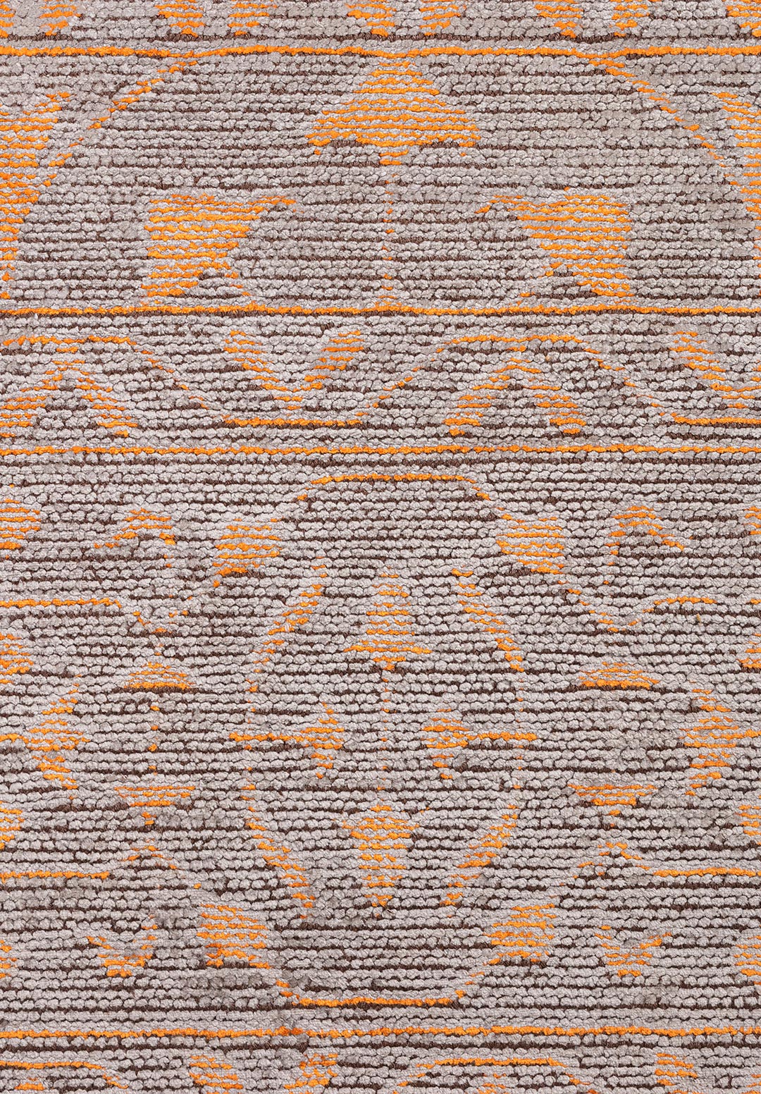 SCRIPT ORANGE - GREY RUG - 5