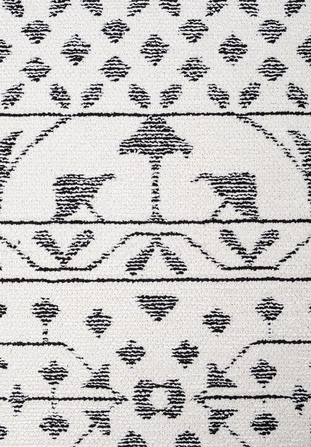 SCRIPT BLACK - ECRU RUG - 5