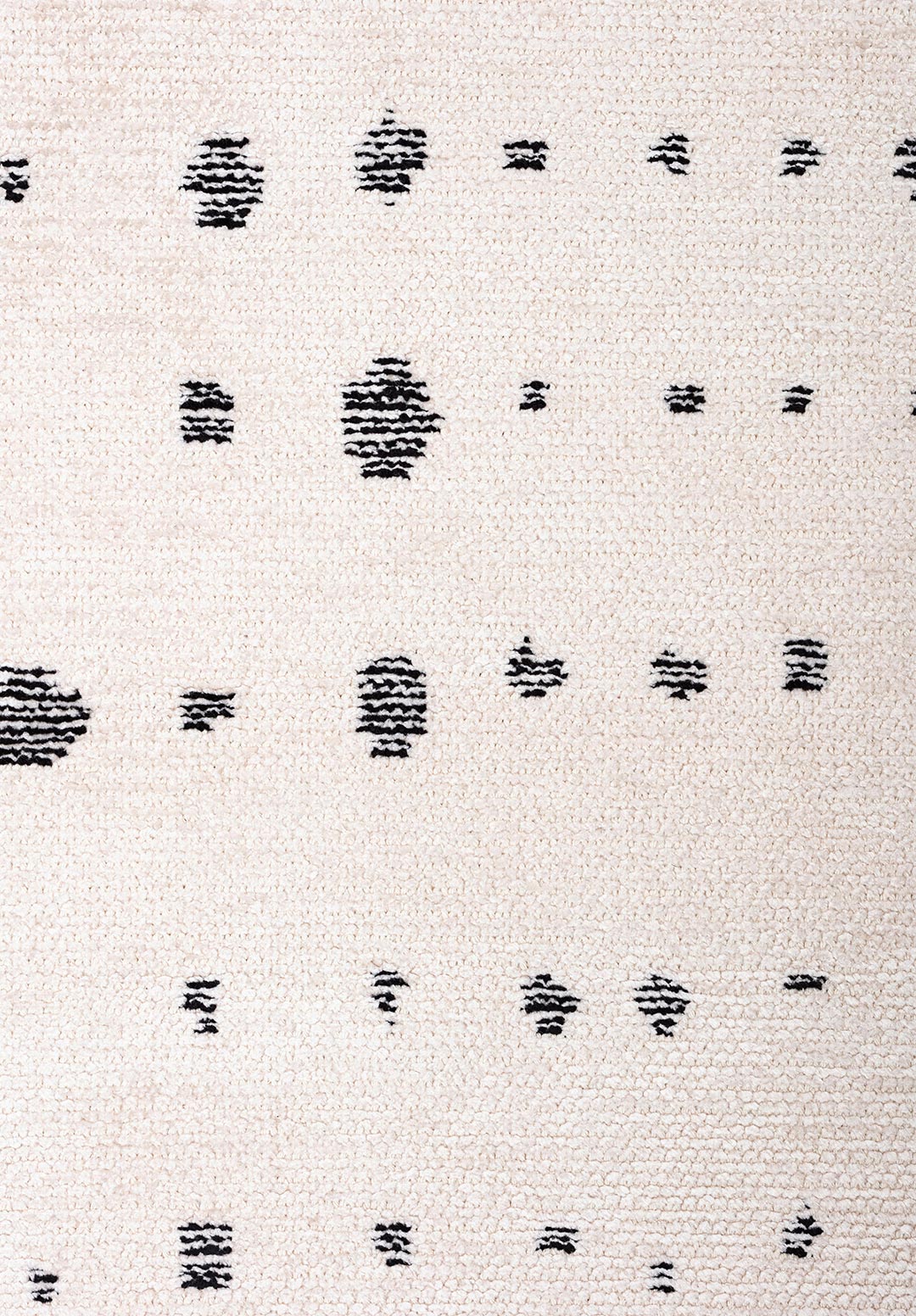 DAPPLE BLACK - ECRU RUG - 5