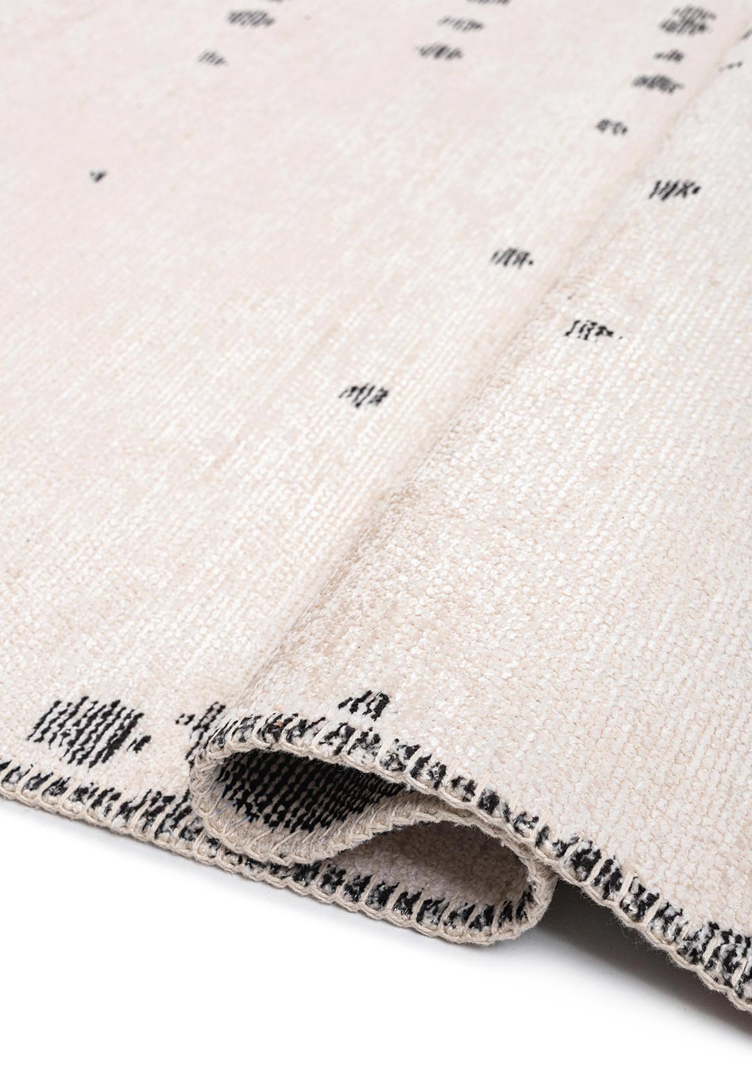 DAPPLE BLACK - ECRU RUG - 2