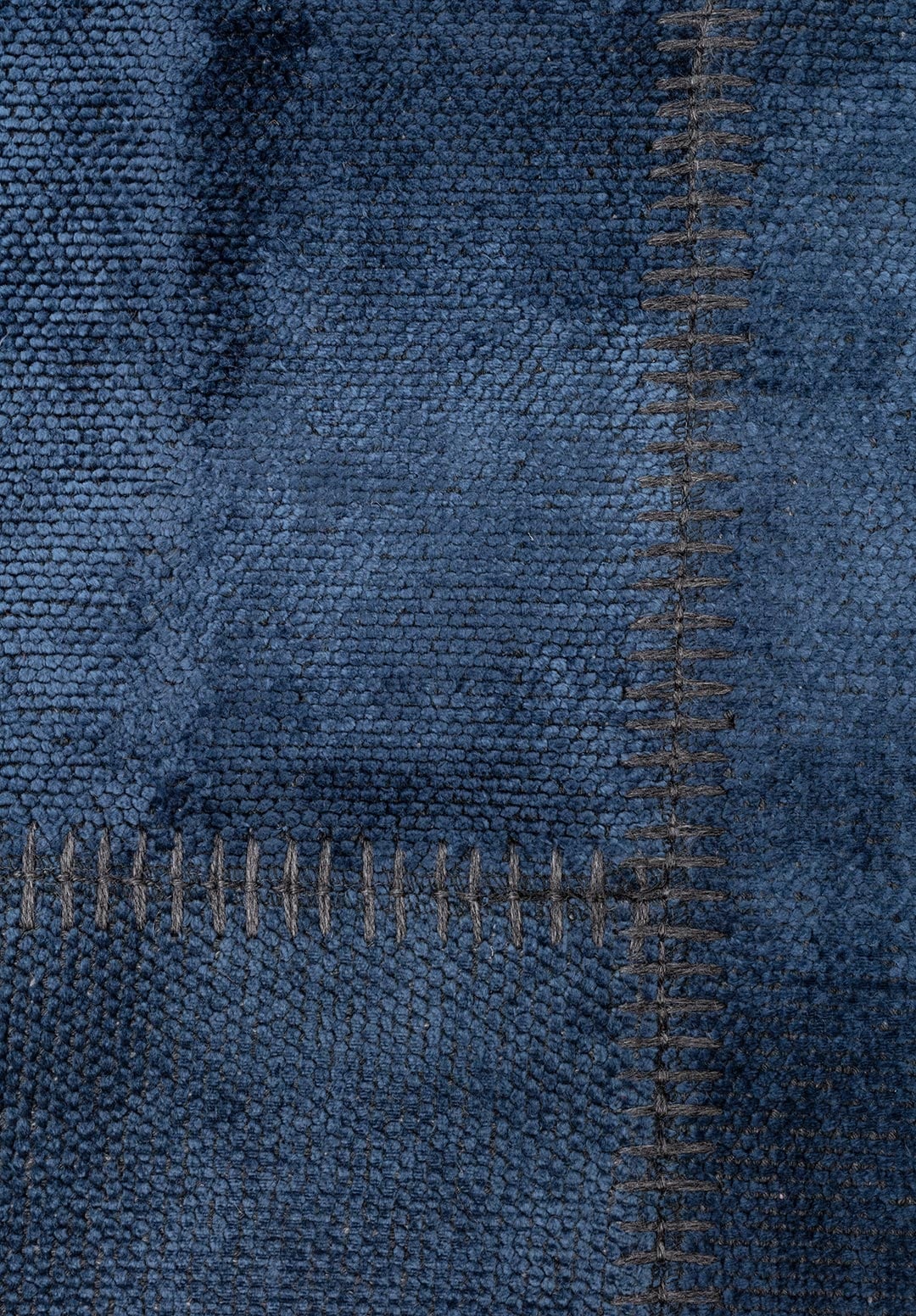 PATCH NAVY BLUE RUG - 5