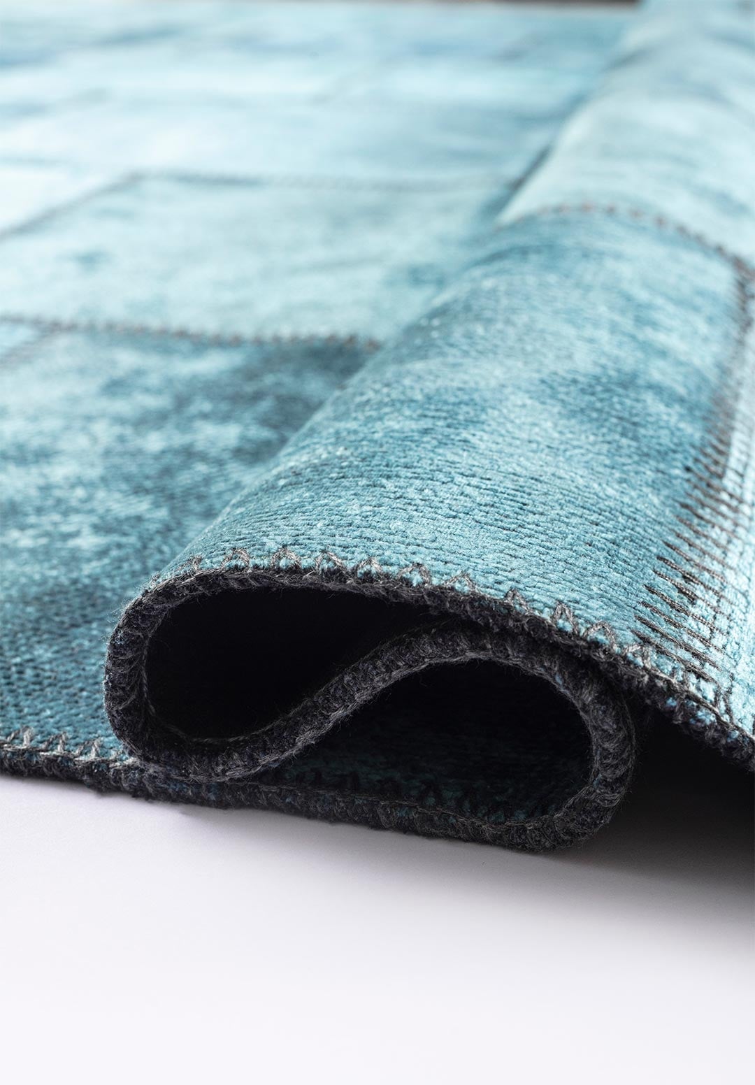 PATCH TURQUOISE RUG - 2