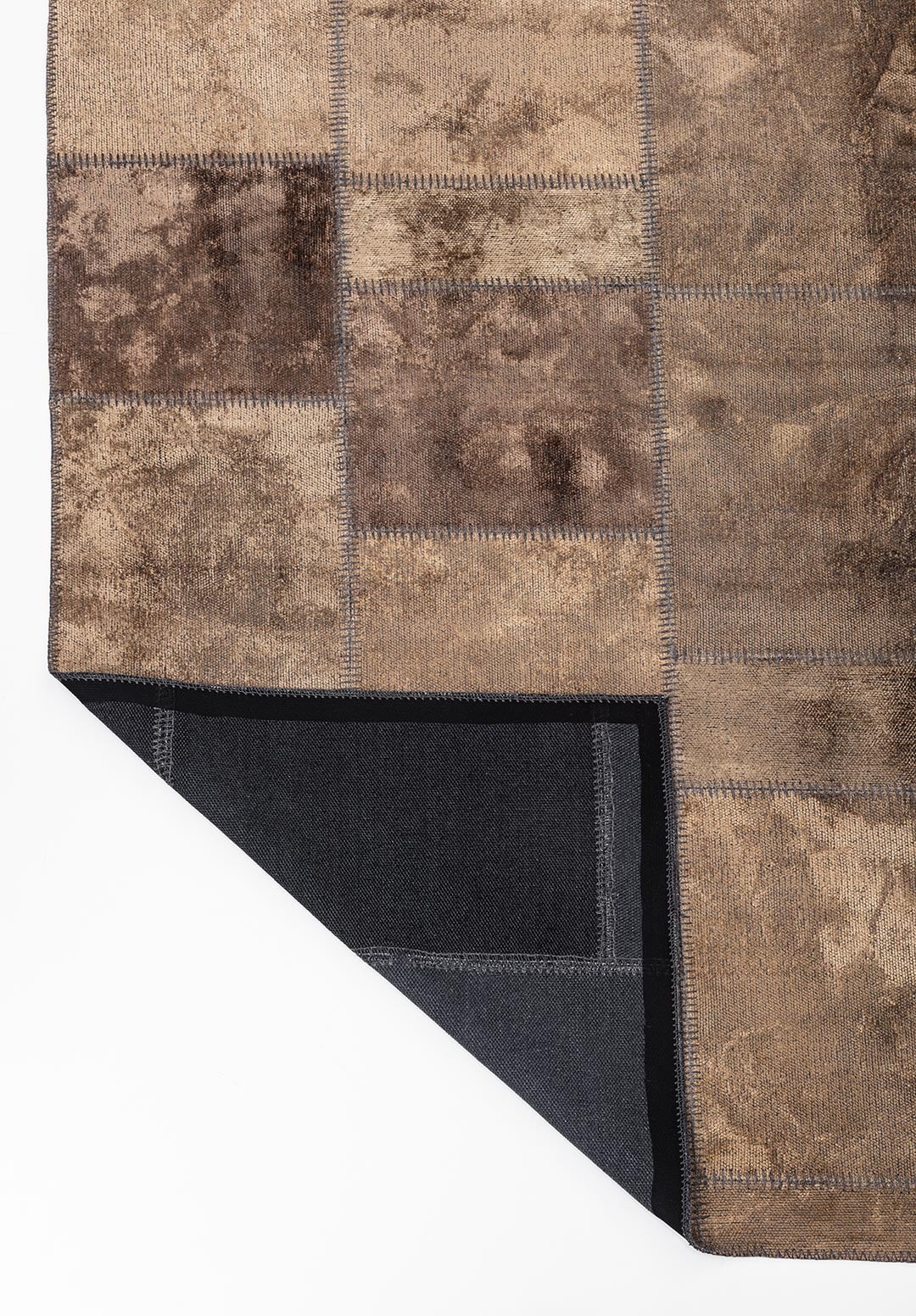 PATCH LIGHT BROWN RUG - 3