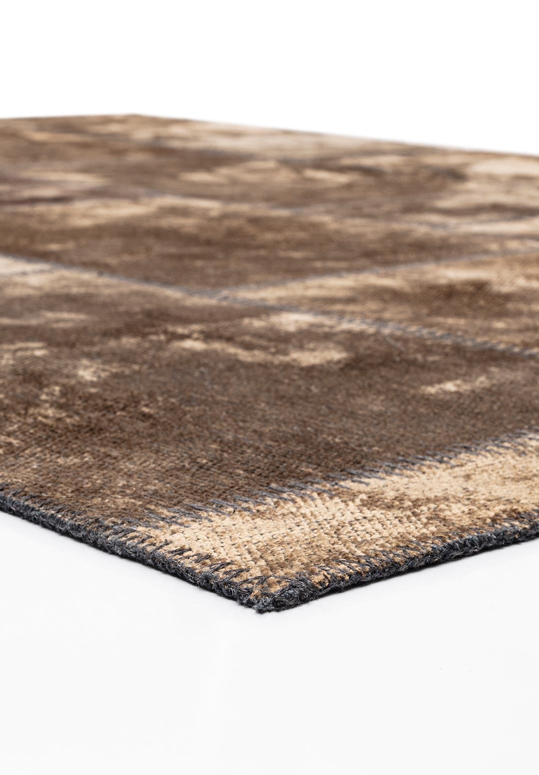 PATCH LIGHT BROWN RUG - 4