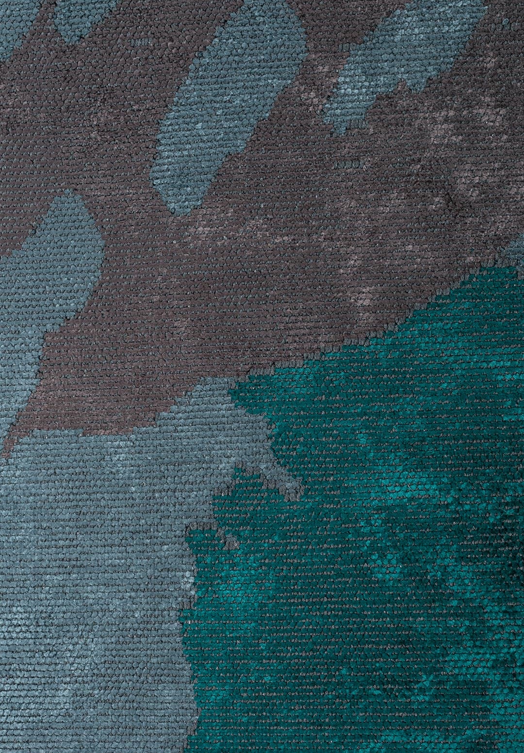 SOHO CHARCOAL - DARK TURQUOISE - PETROL RUG - 5