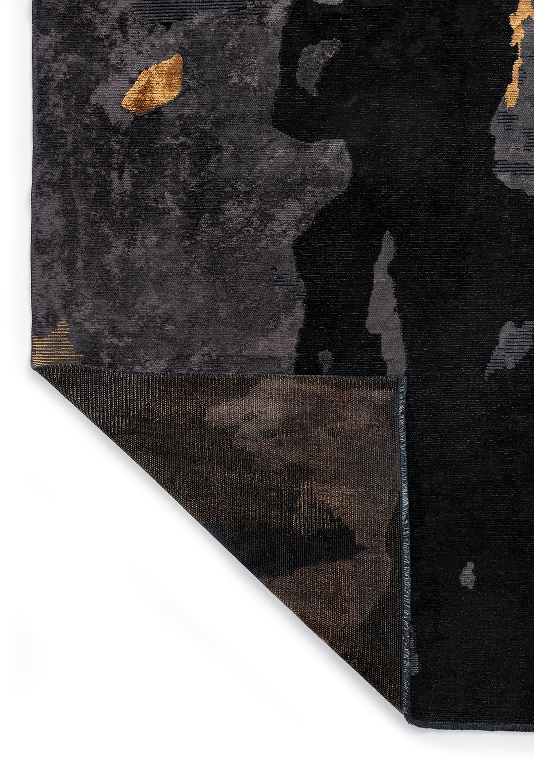 SEVILLA BLACK - MUSTARD - CHARCOAL RUG - 3