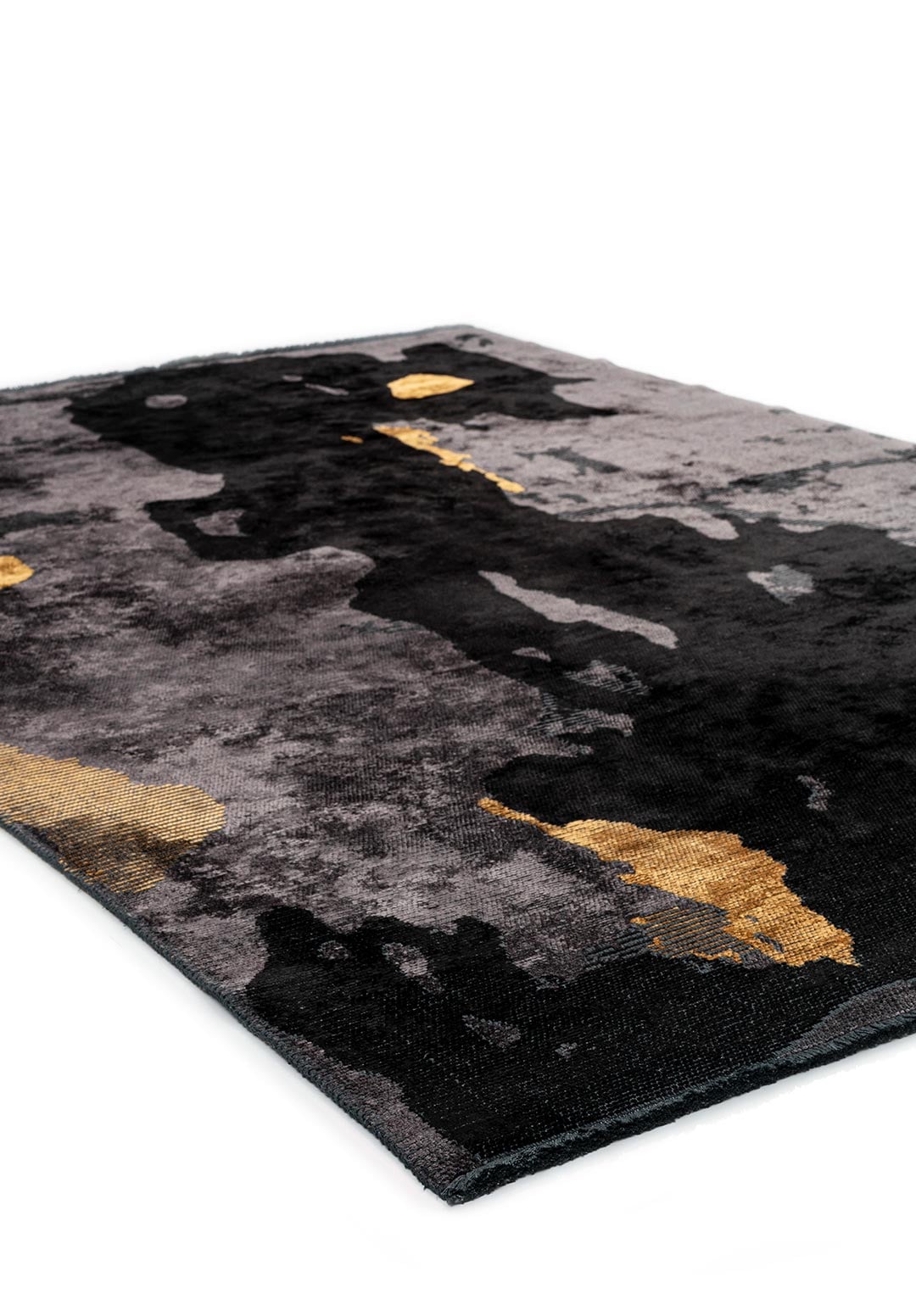 SEVILLA BLACK - MUSTARD - CHARCOAL RUG - 4