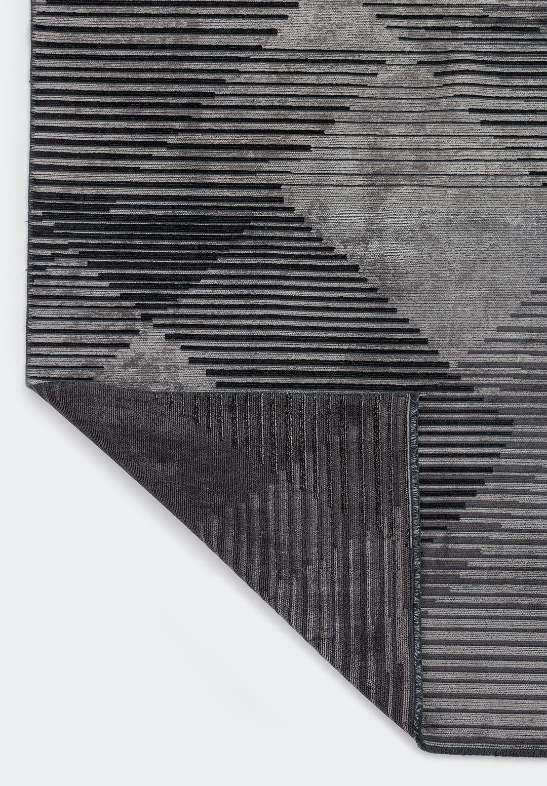 BARCELONA CHARCOAL - BLACK - GREY RUG - 3