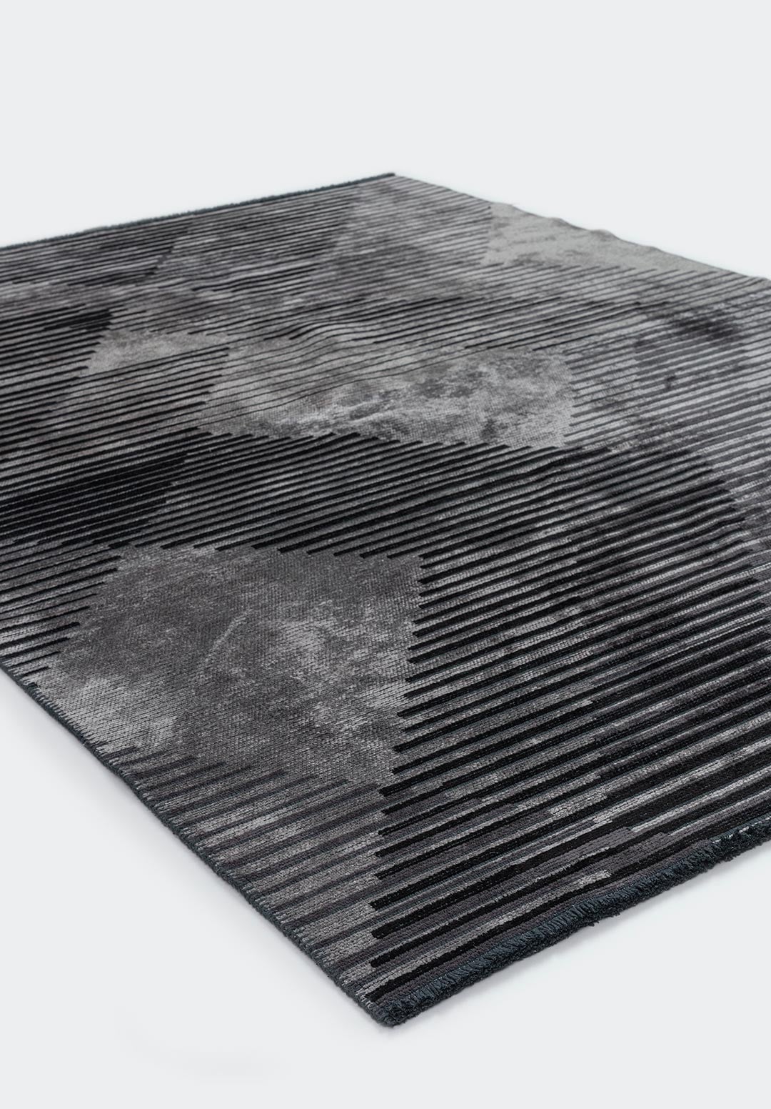 BARCELONA CHARCOAL - BLACK - GREY RUG - 4