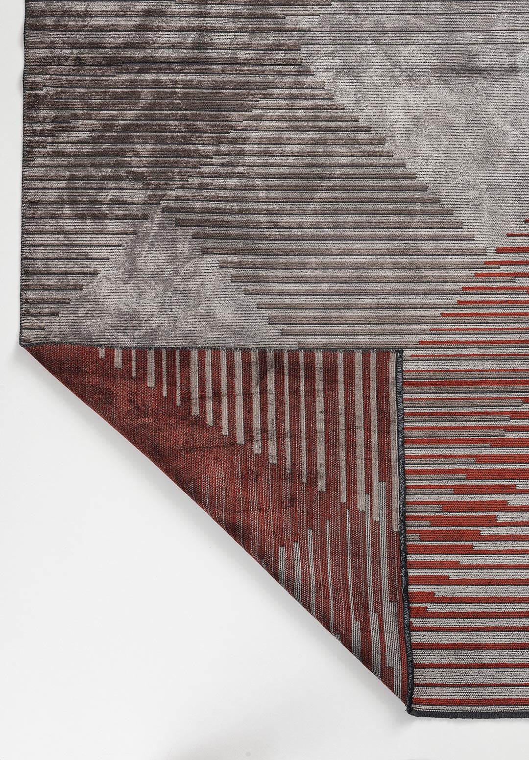 BARCELONA DARK TERRA - DARK GREY - LIGHT GREY RUG - 3