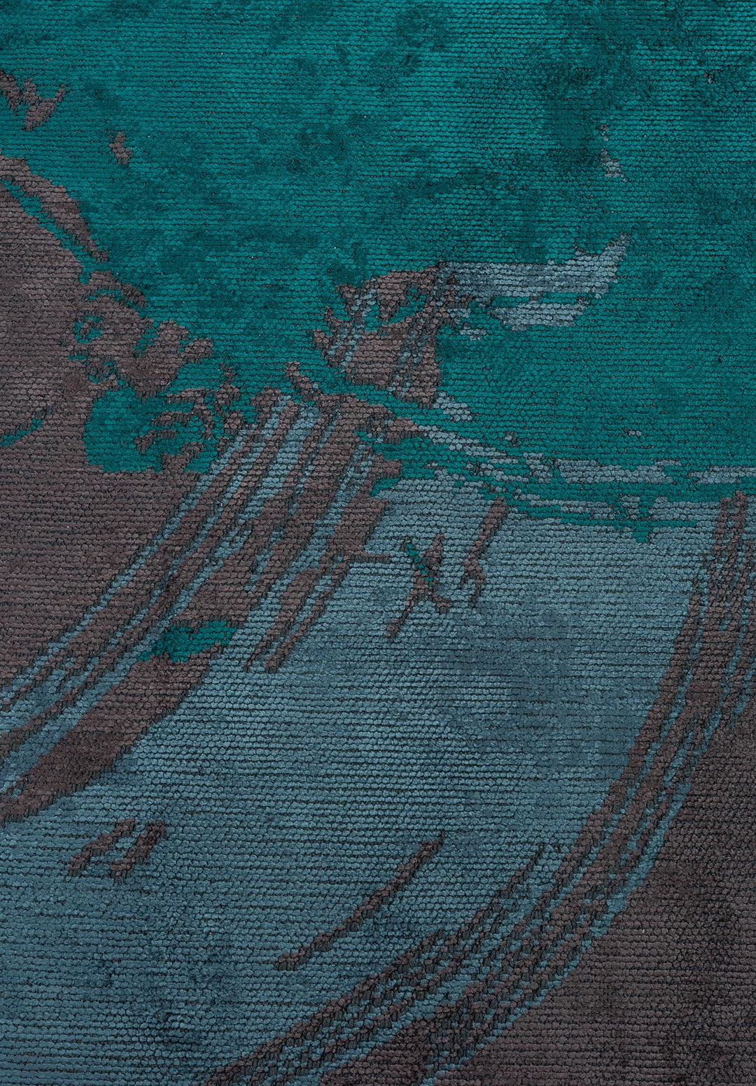 MADRID DARK TURQUOISE - CHARCOAL - PETROL RUG - 5