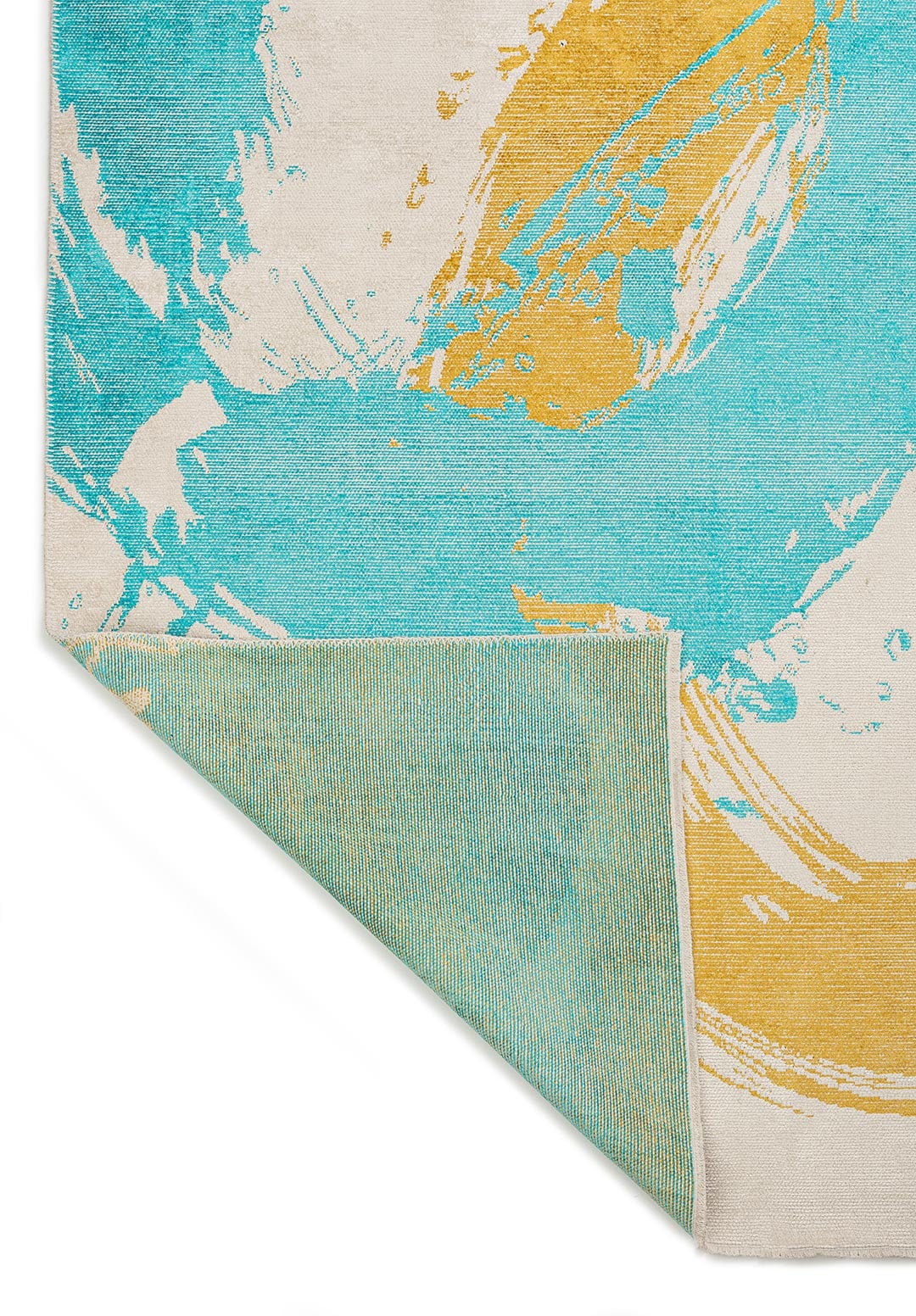 MADRID TURQUOISE - ECRU - YELLOW RUG - 3