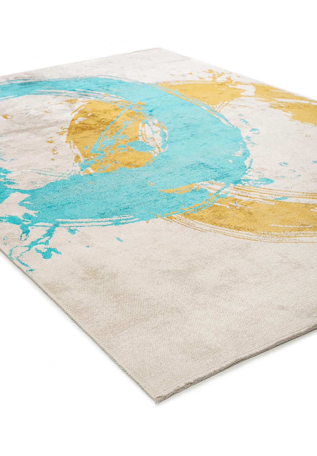 MADRID TURQUOISE - ECRU - YELLOW RUG - 4
